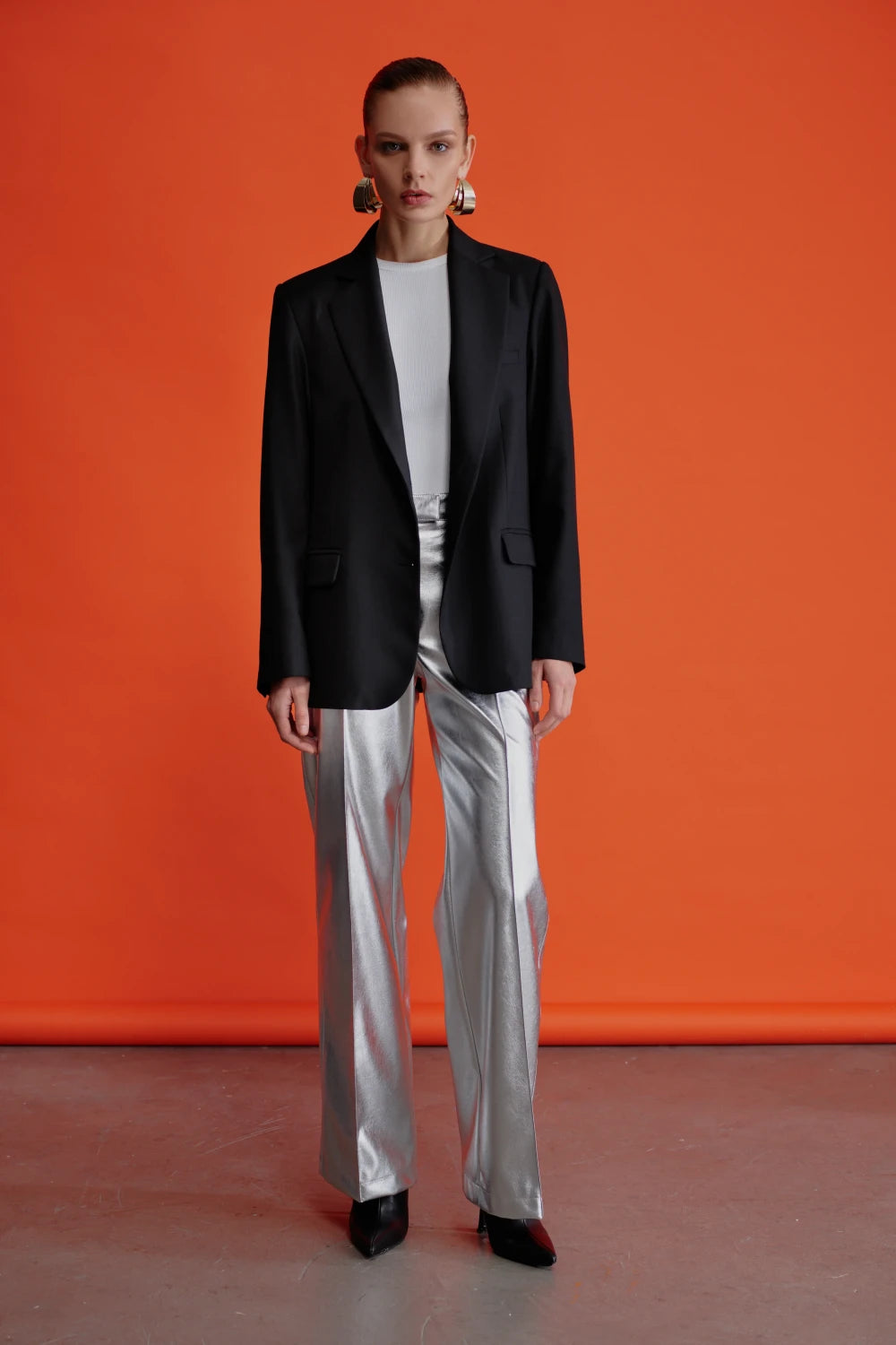 Nazlı Ceren-Boxy Blazer Siyah-Ceket-1-Milagron.com