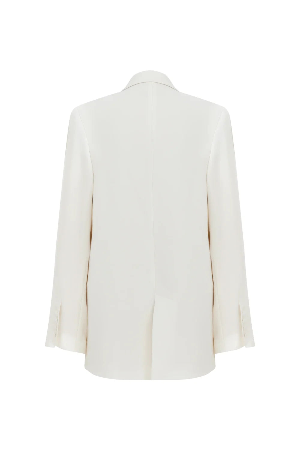 Nazlı Ceren-Boxy Oversize Blazer Blanche-Ceket-4-Milagron.com