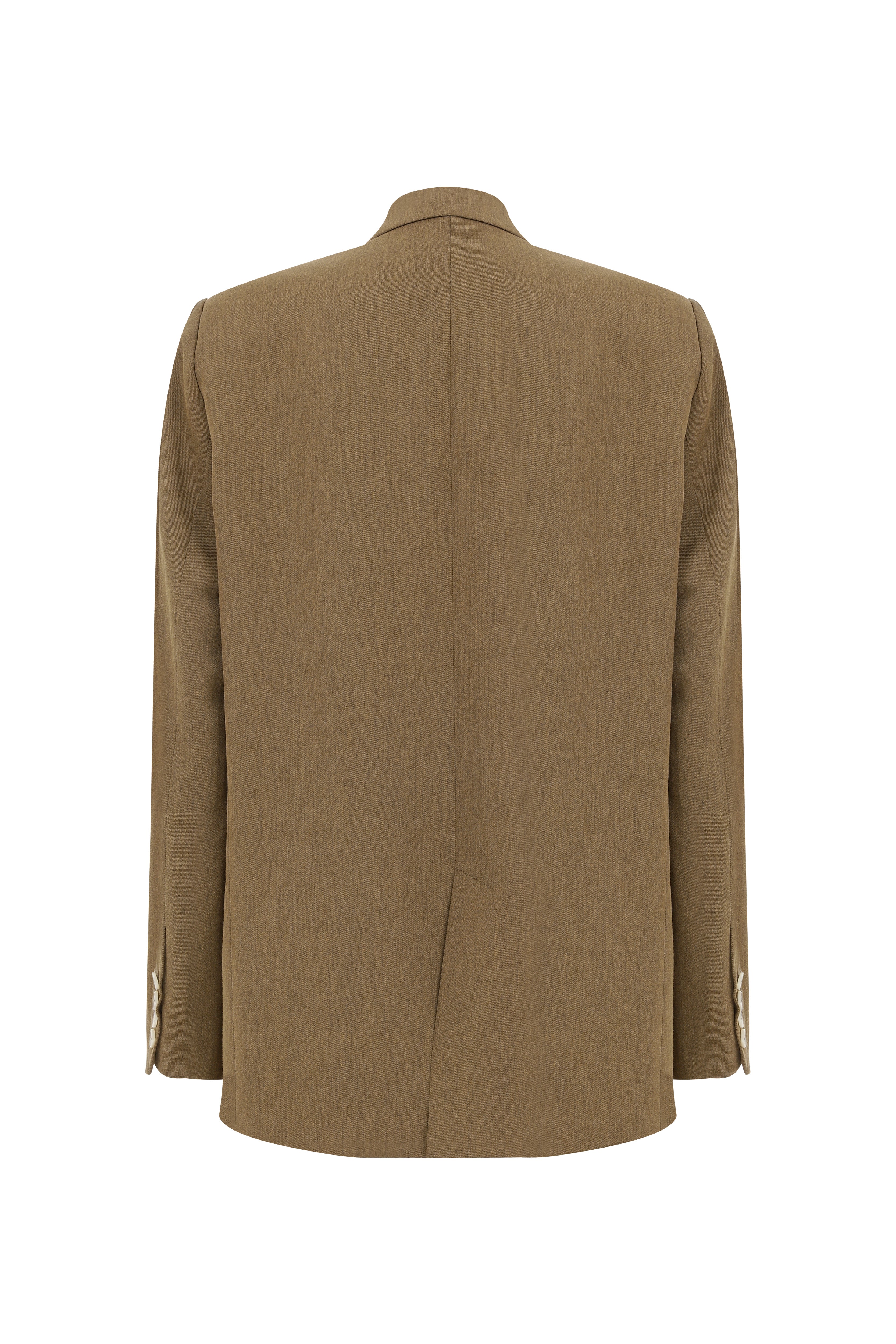 Nazlı Ceren-Boxy Oversize Blazer Haki-Ceket-2-Milagron.com