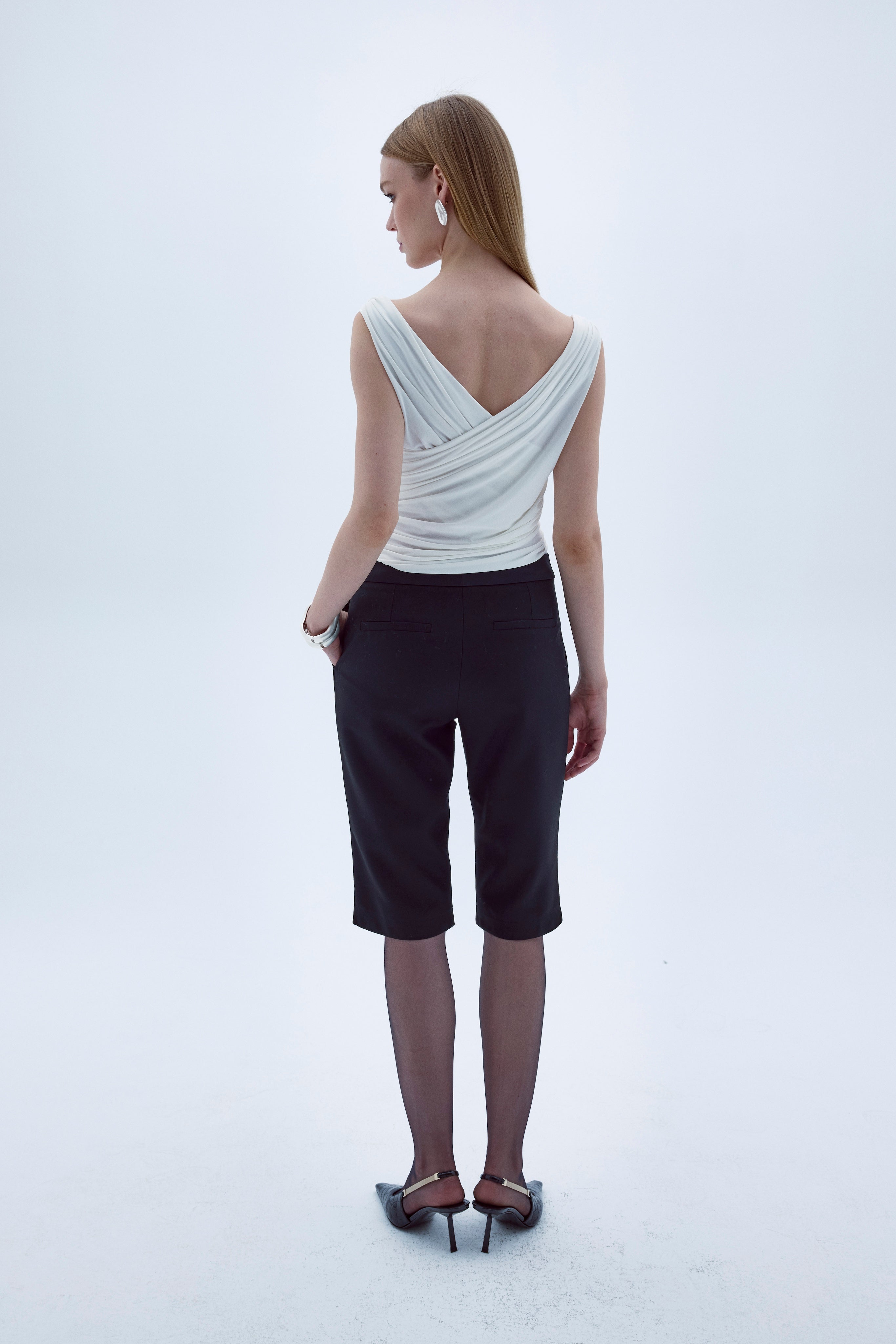 Nazlı Ceren-Cheri Jarse Bluz Beyaz-Blouse-5-Milagron.com