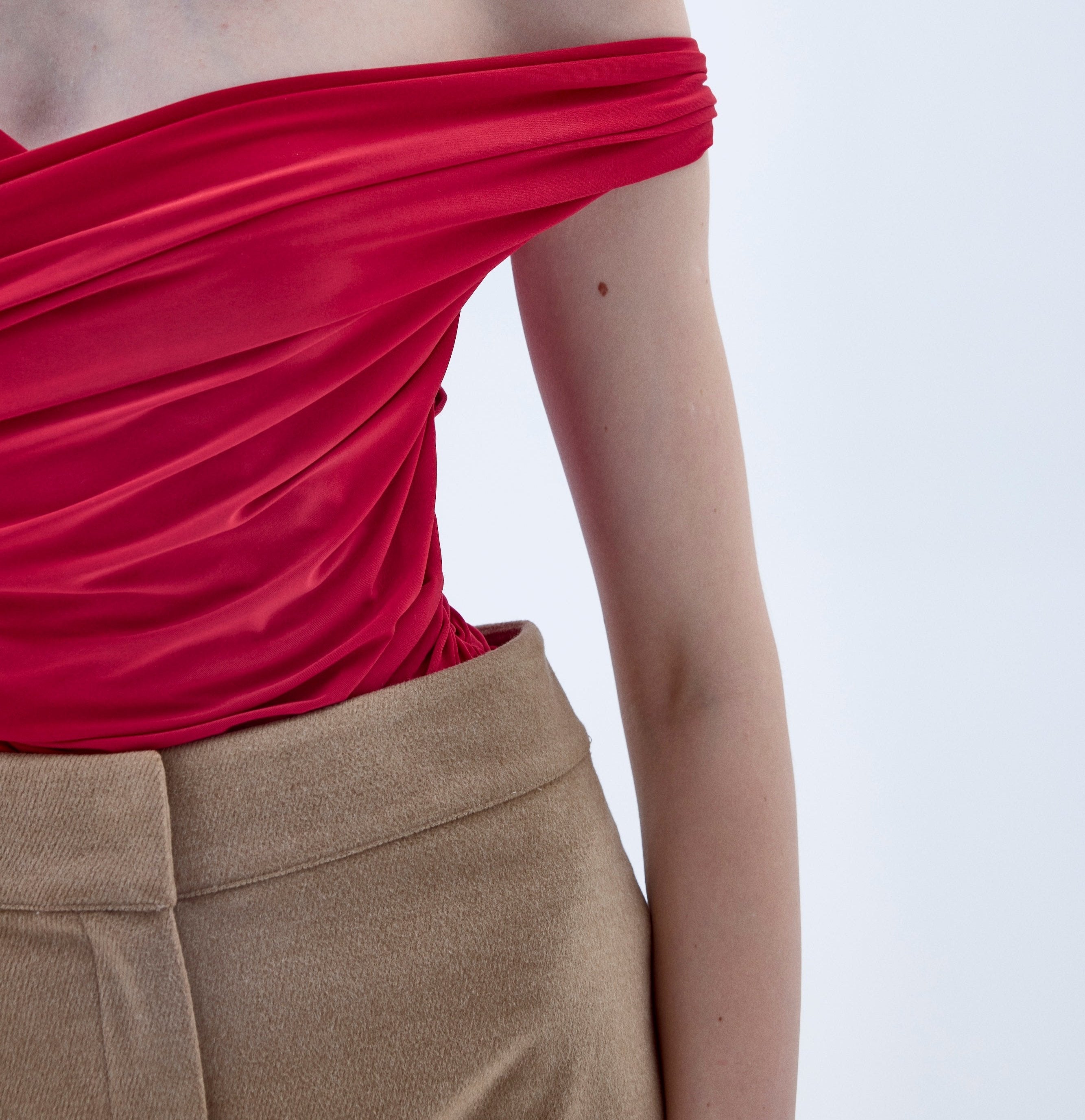 Nazlı Ceren-Cheri Jarse Bluz Kırmızı-Bluz-4-Milagron.com