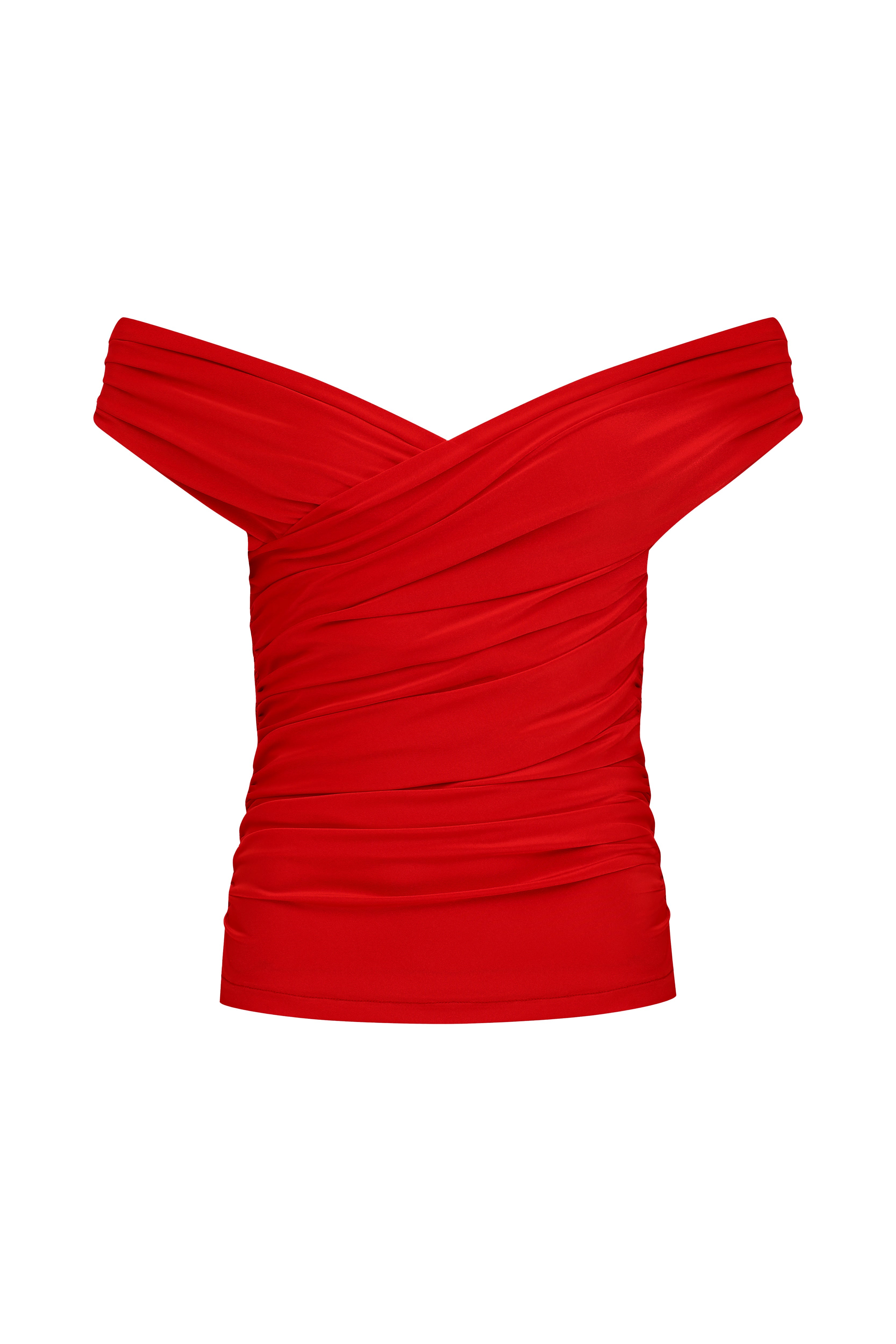 Nazlı Ceren-Cheri Jarse Bluz Kırmızı-Bluz-5-Milagron.com