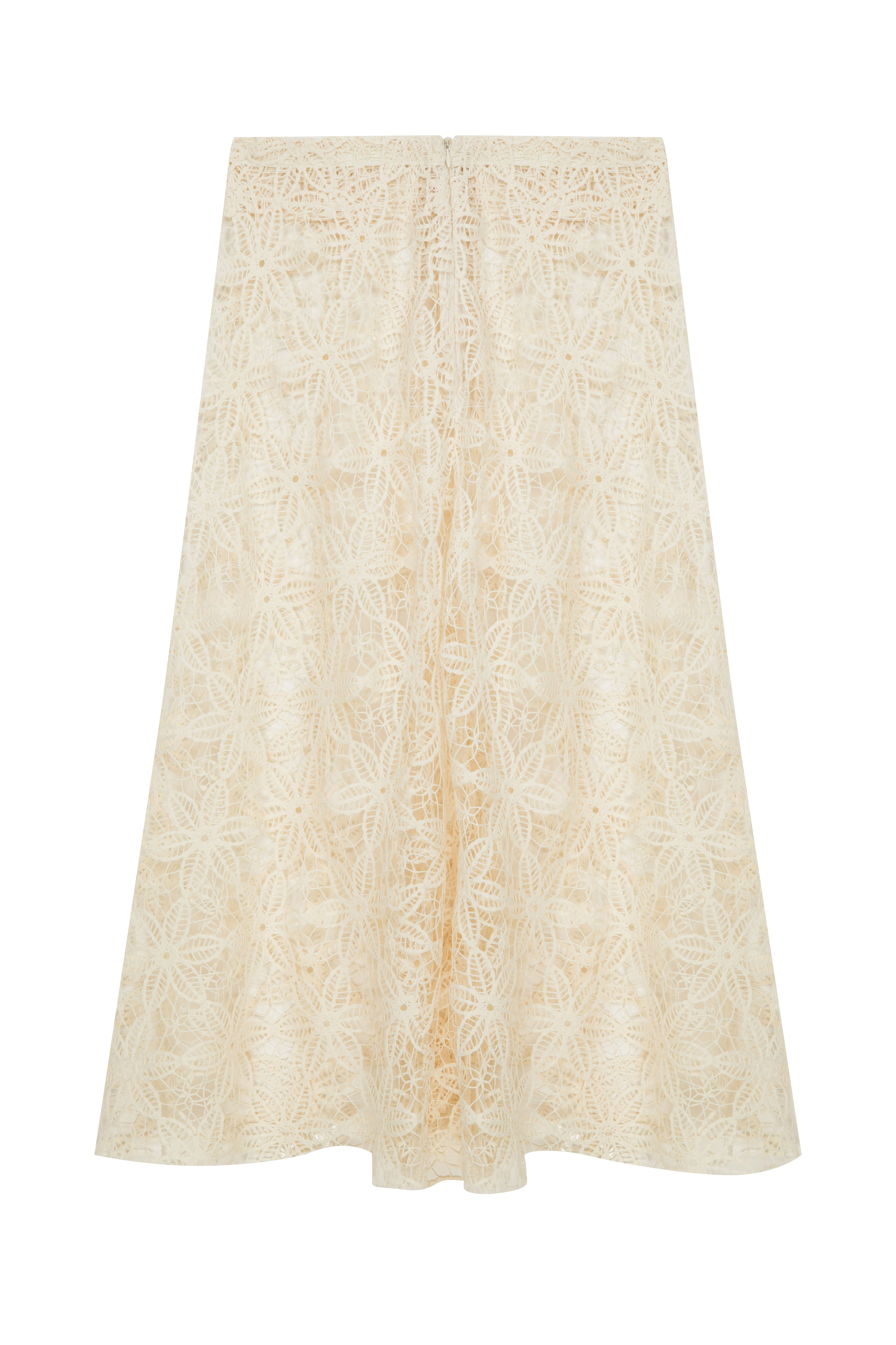 Nazlı Ceren-Clea Midi Kroşe Etek Pear Sorbet-Etek-3-Milagron.com