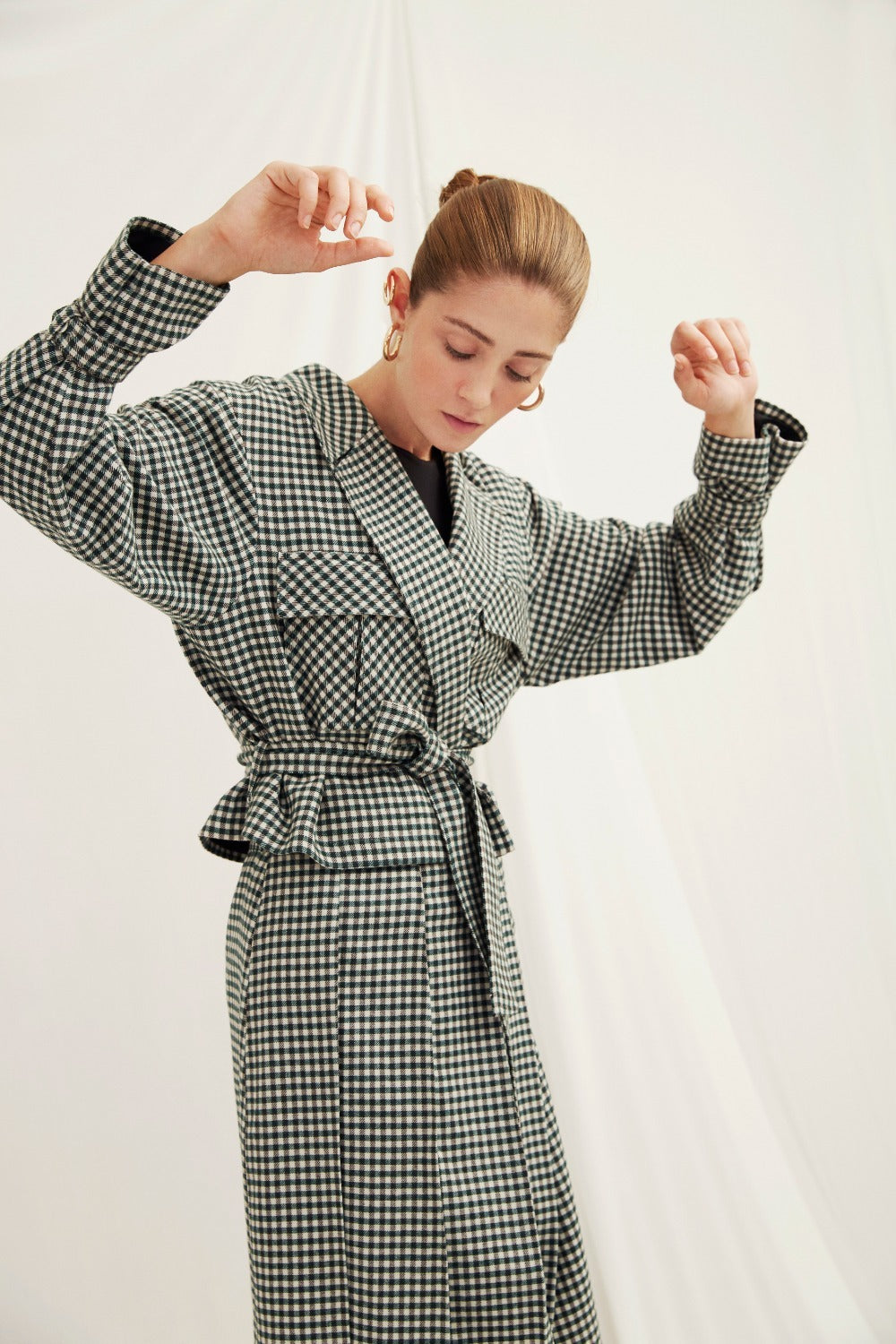 Nazlı Ceren-Eliza Asimetrik Yün Etek-Etek-1-Milagron.com