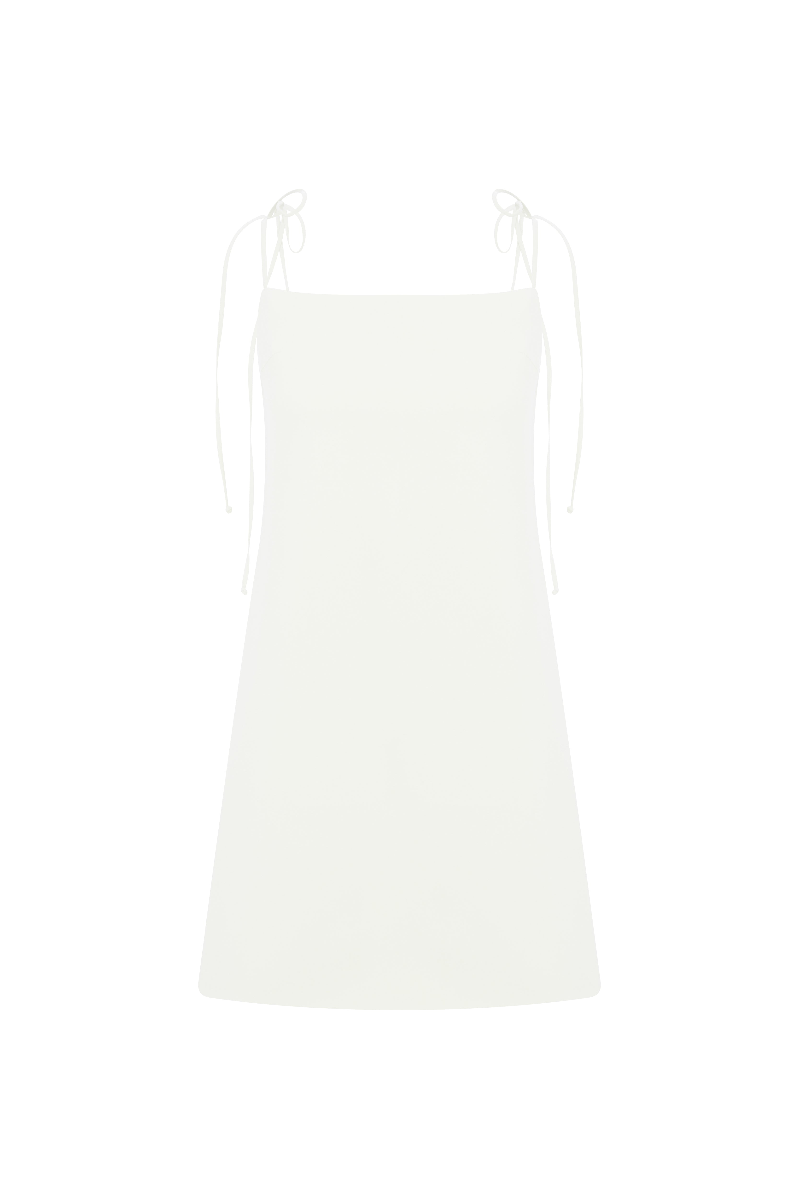 Nazlı Ceren-Ellie Mini Krep Elbise Beyaz-Elbise-6-Milagron.com