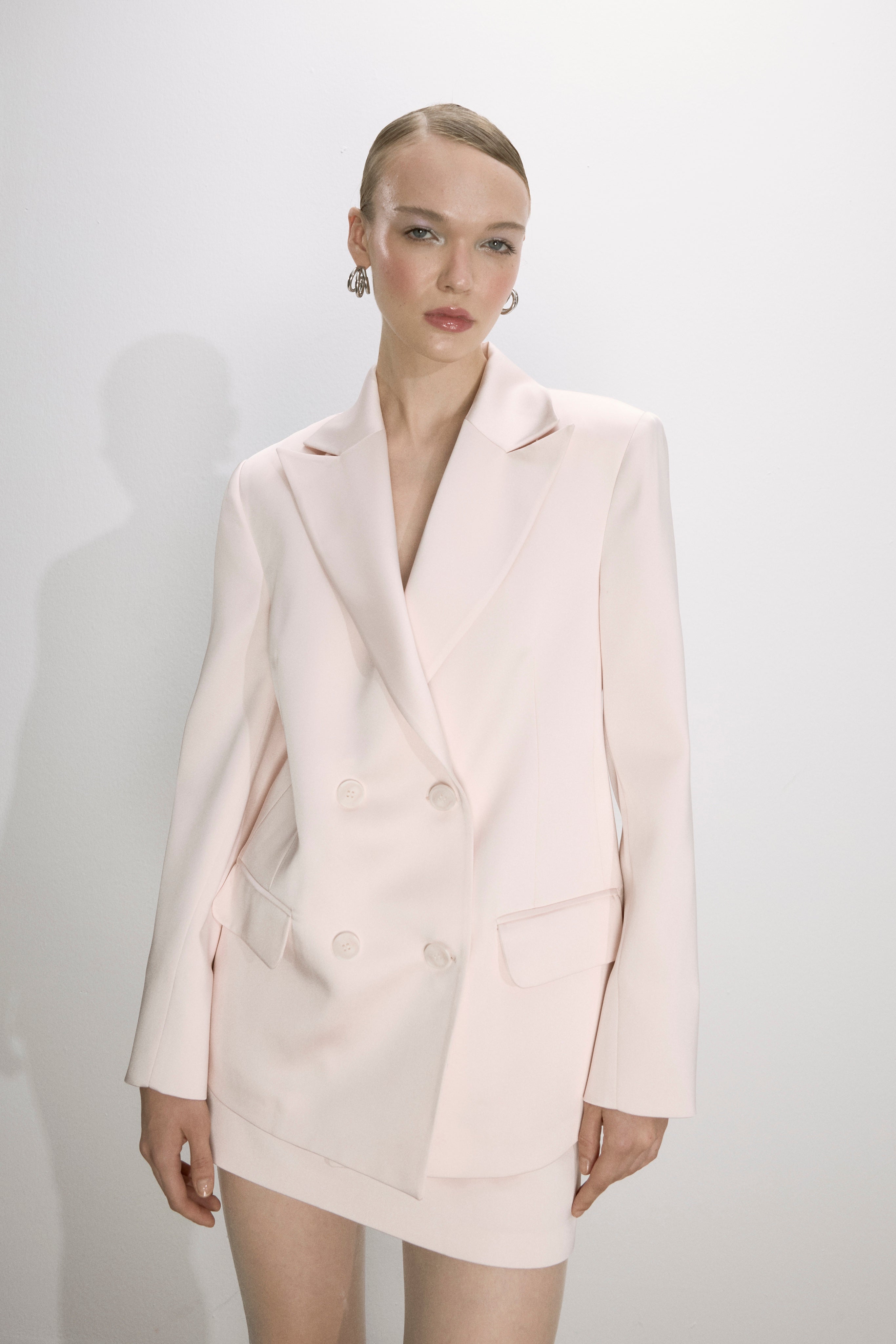 Nazlı Ceren-Elodie Blazer Pembe-Ceket-1-Milagron.com