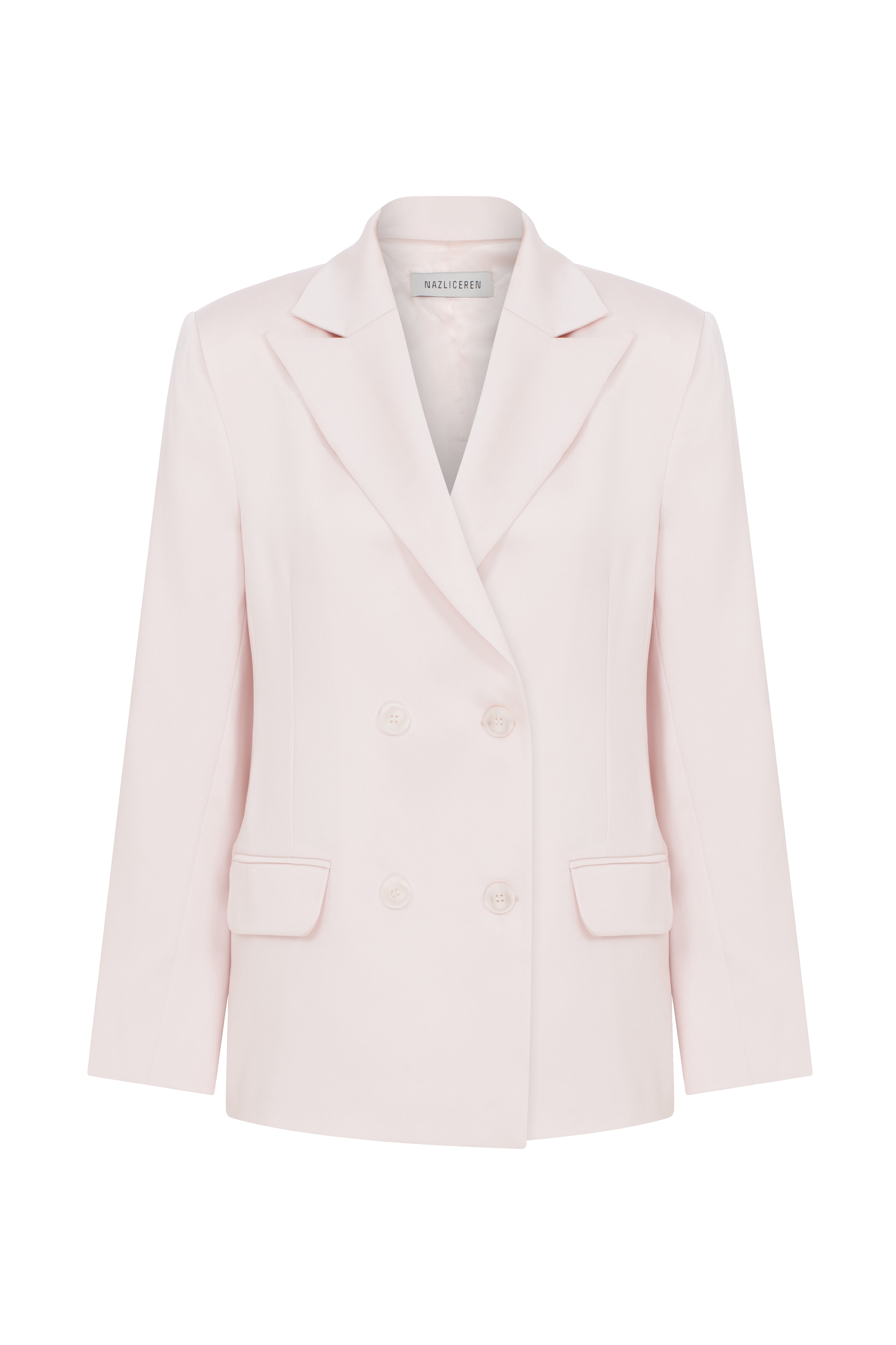 Nazlı Ceren-Elodie Blazer Pembe-Ceket-4-Milagron.com