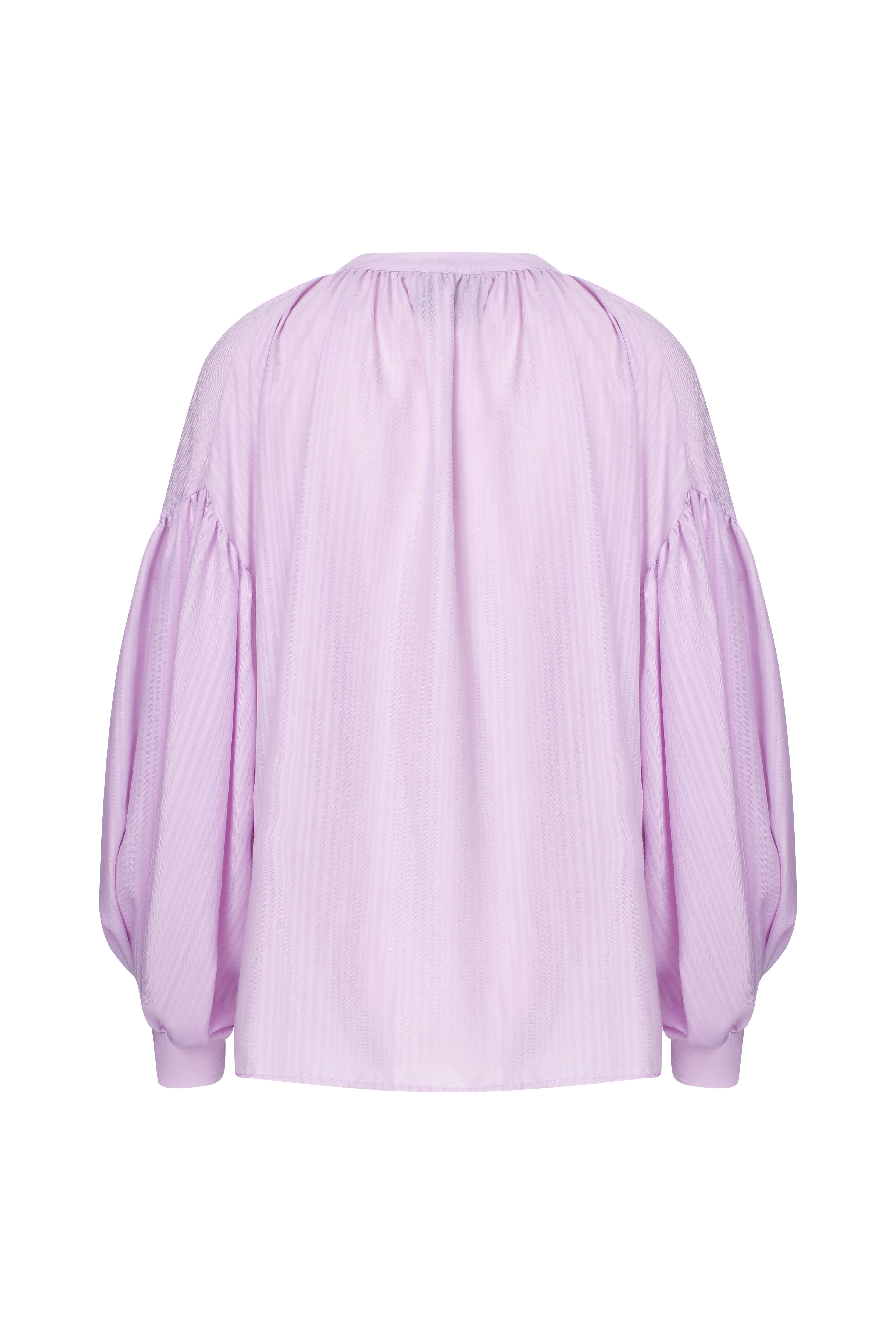 Nazlı Ceren-Eve Koton Gömlek Lilac-Gömlek-4-Milagron.com