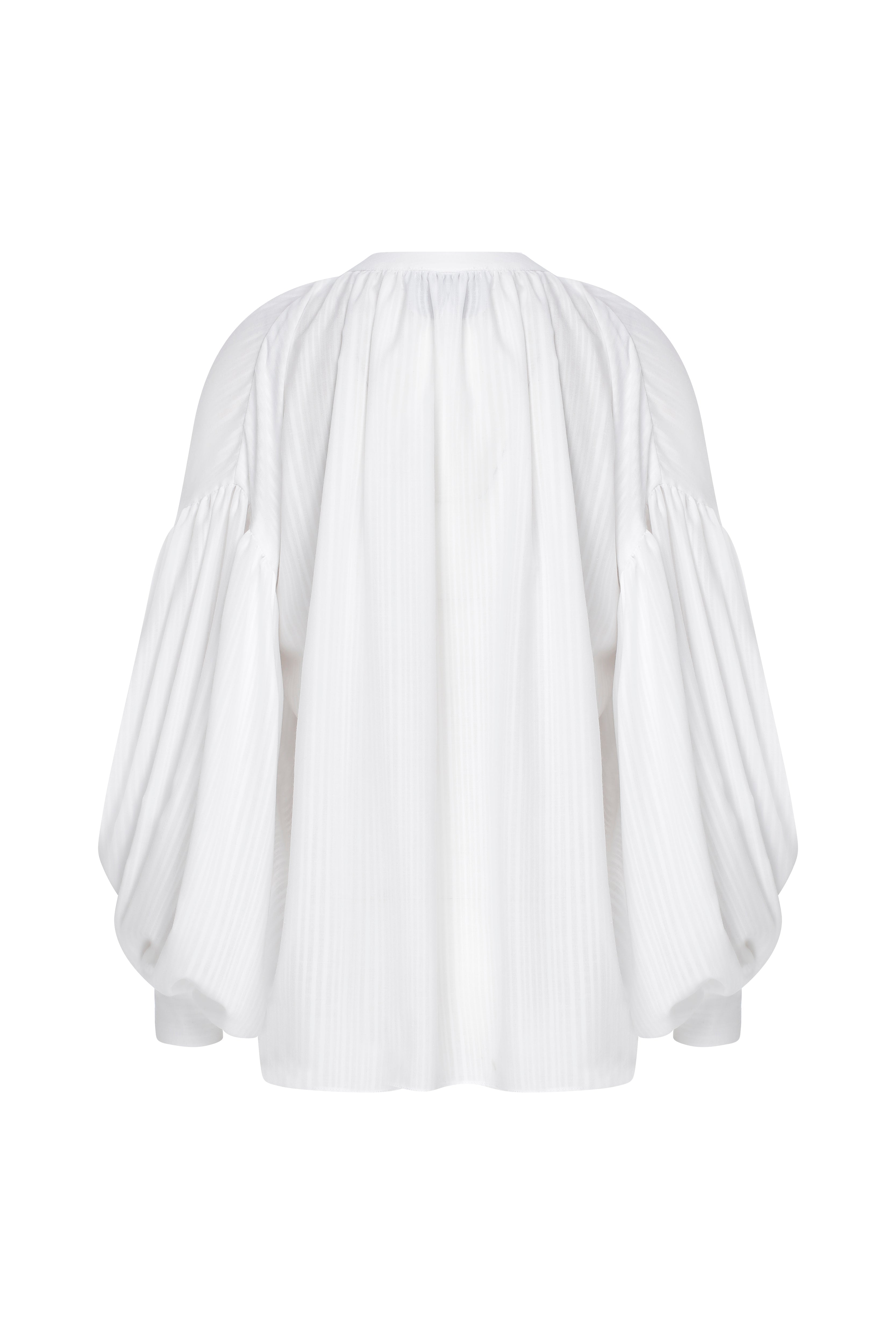 Nazlı Ceren-Eve Koton Gömlek White-Gömlek-4-Milagron.com