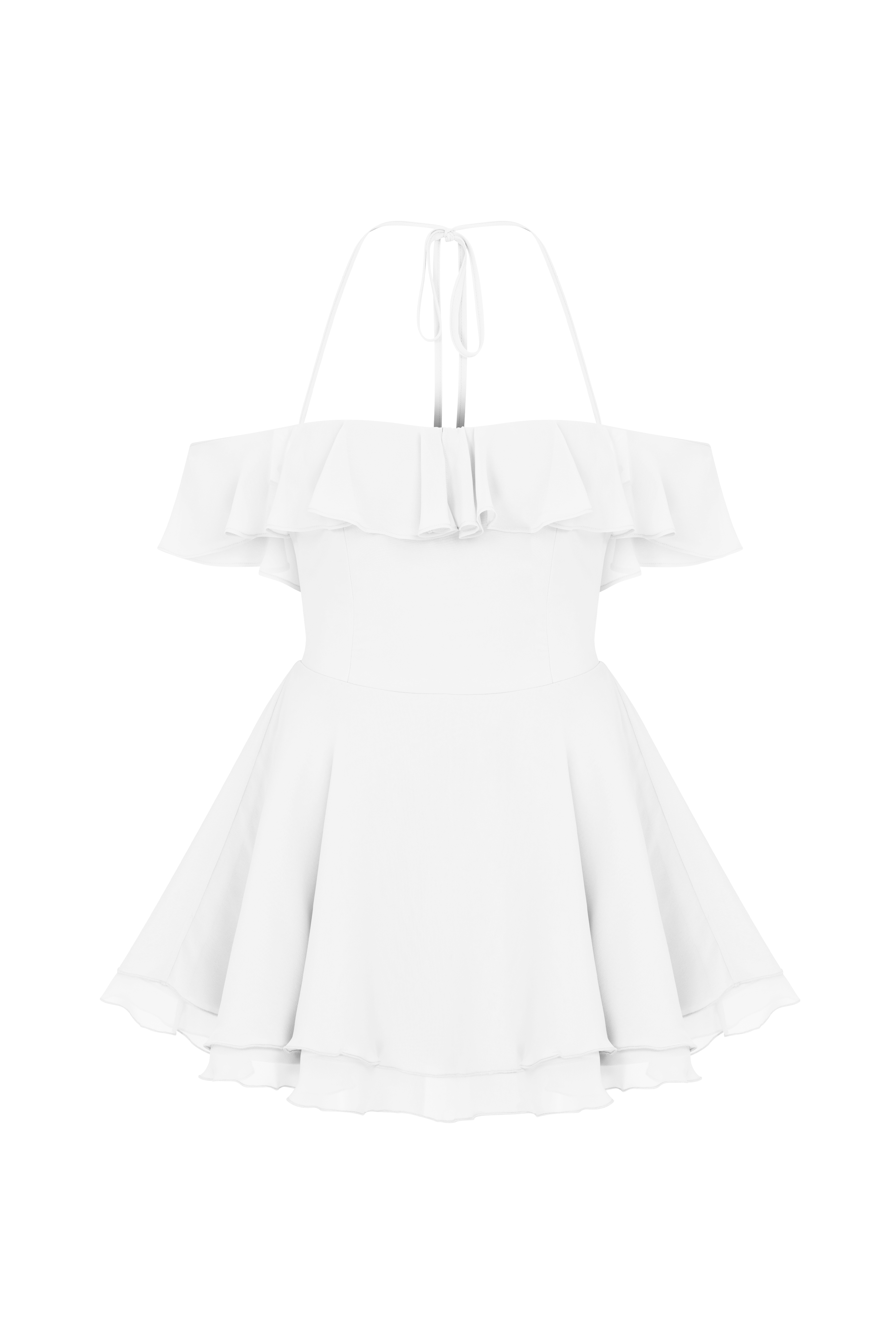 Evie Mini Elbise Beyaz