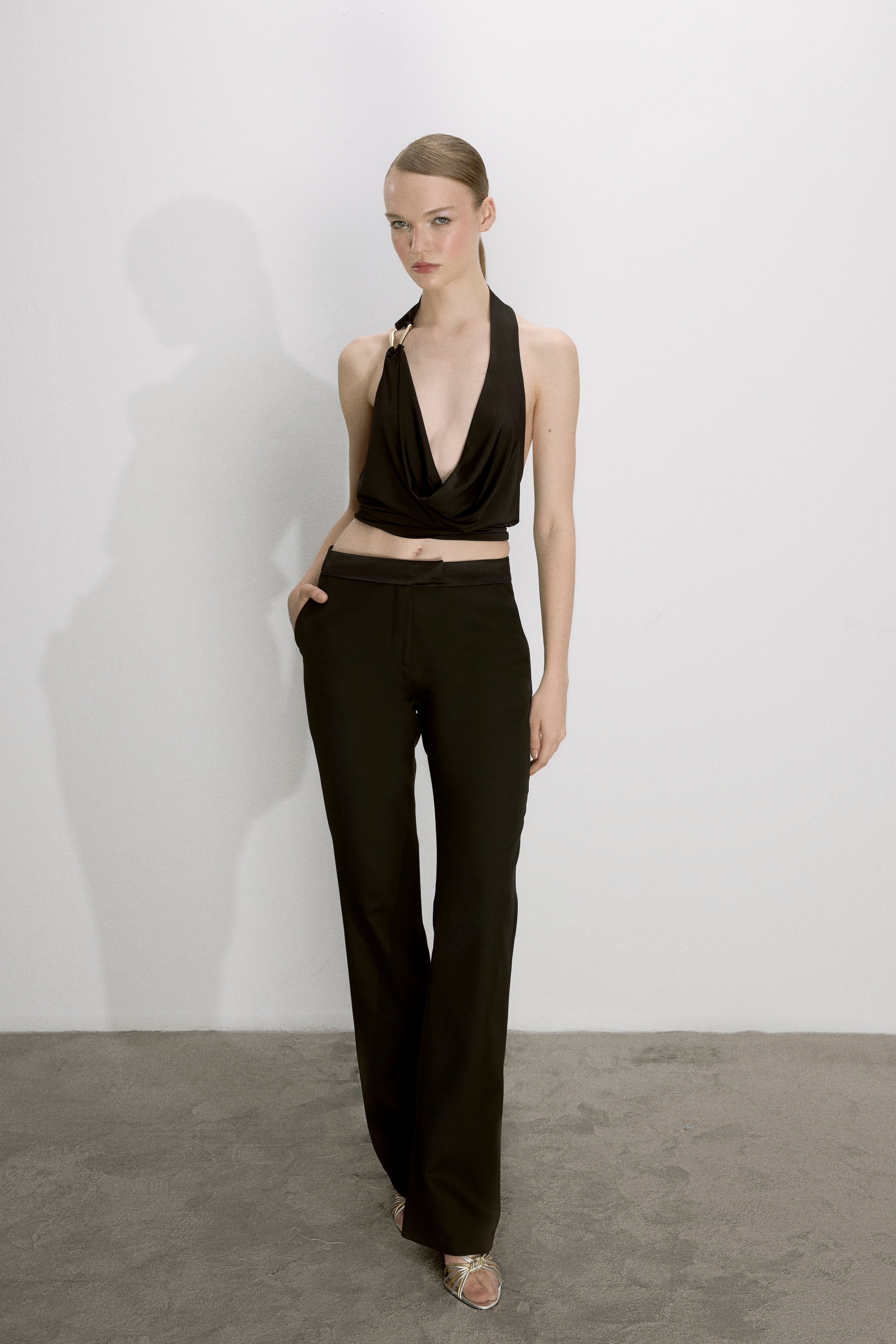 Nazlı Ceren-Franca Jarse Bluz Siyah-Büstiyer-3-Milagron.com