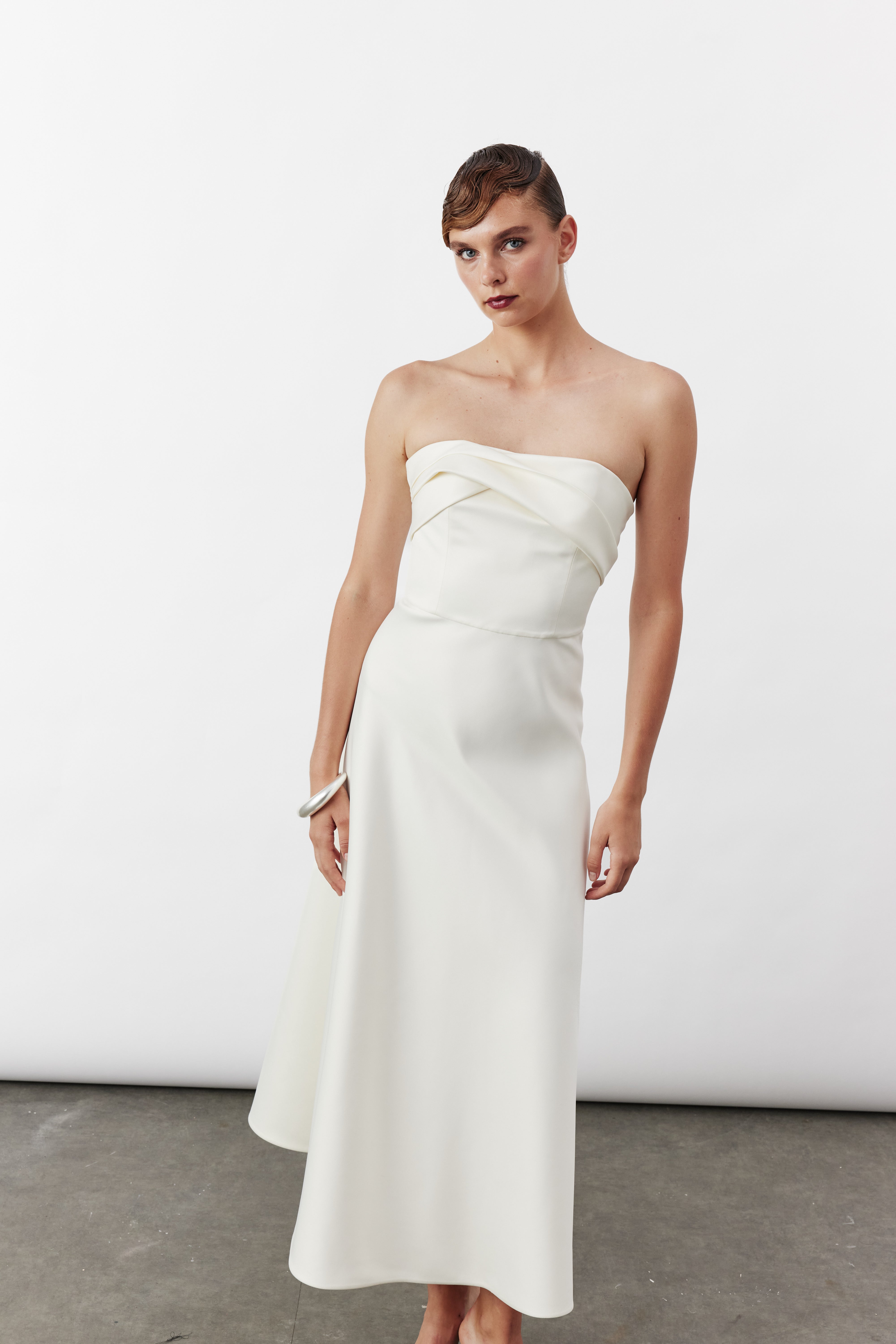 Nazlı Ceren-Freya Midi Elbise-Elbise-2-Milagron.com