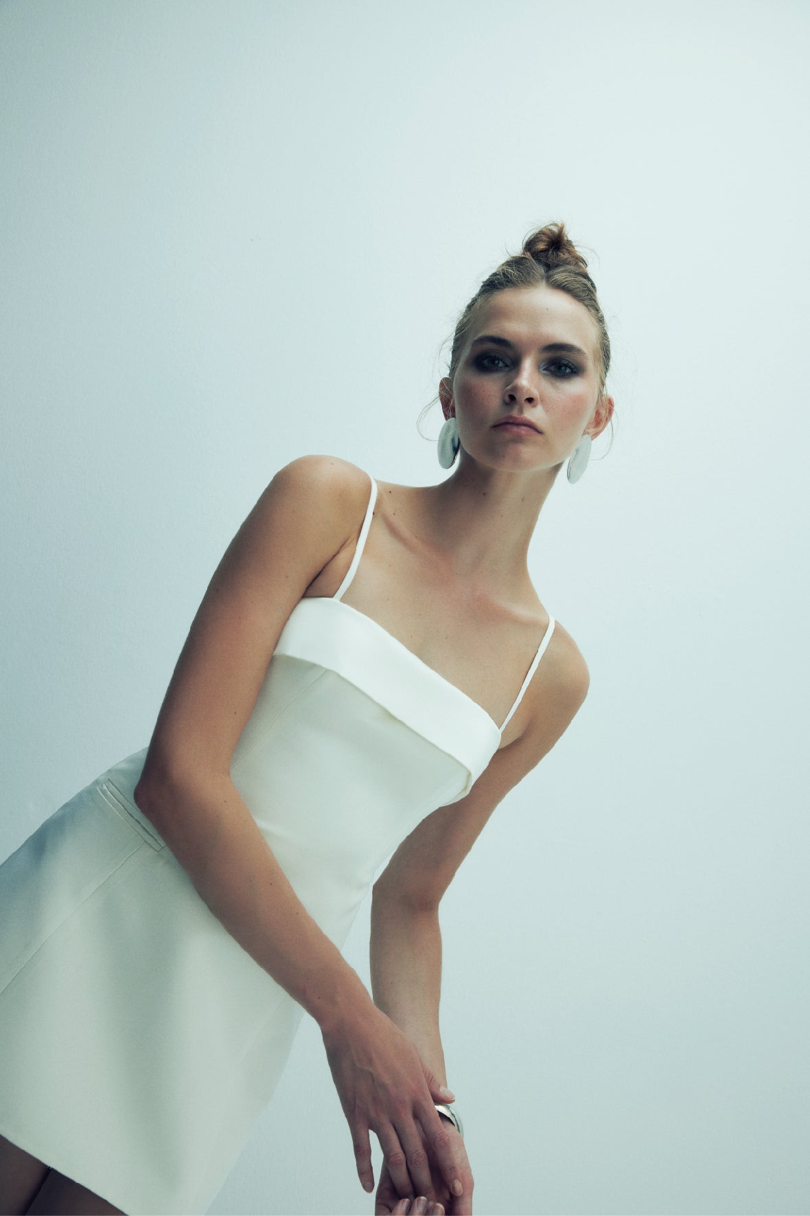 Nazlı Ceren-Gaia Mini Elbise Vanilla Ice-Elbise-3-Milagron.com