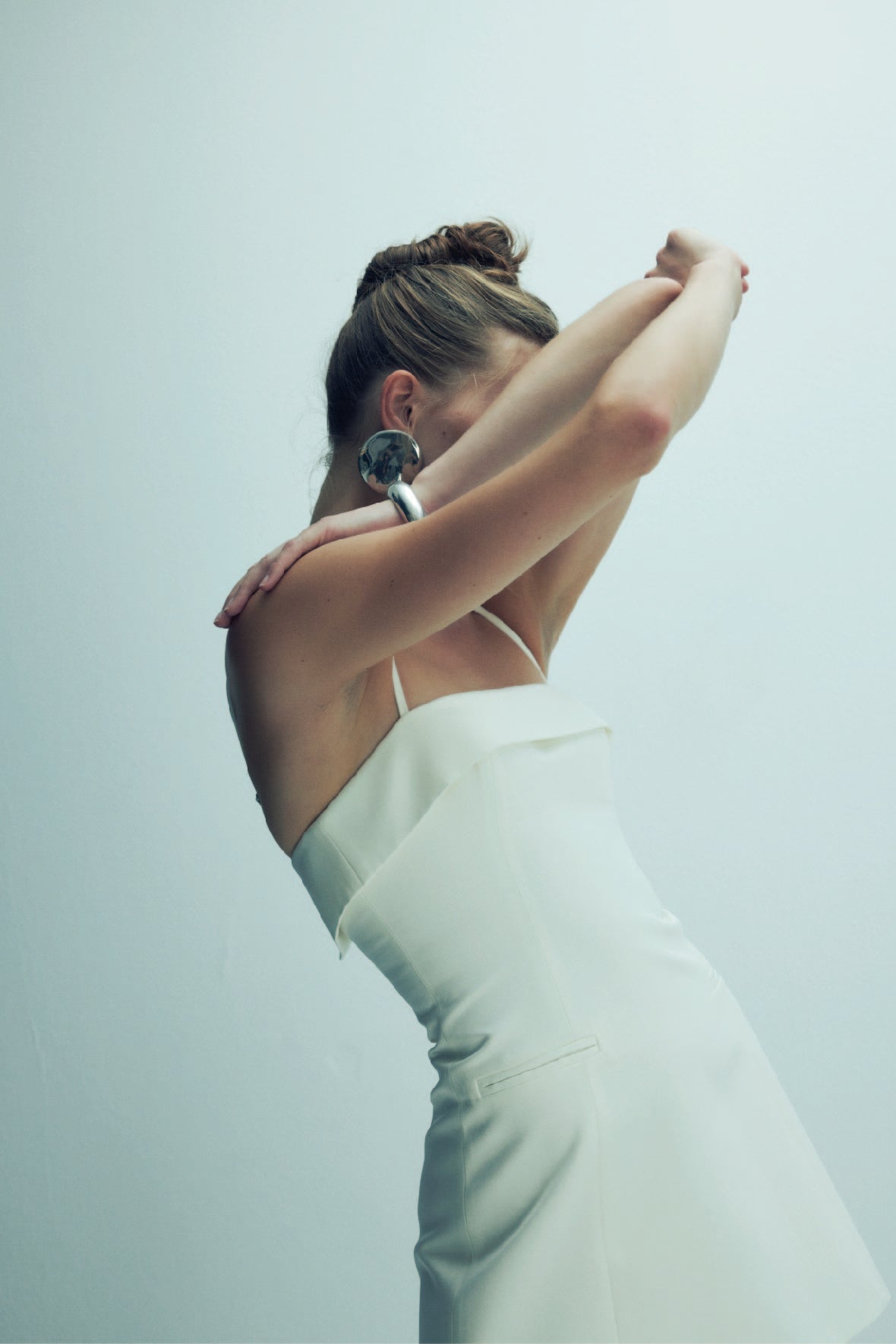 Nazlı Ceren-Gaia Mini Elbise Vanilla Ice-Elbise-7-Milagron.com