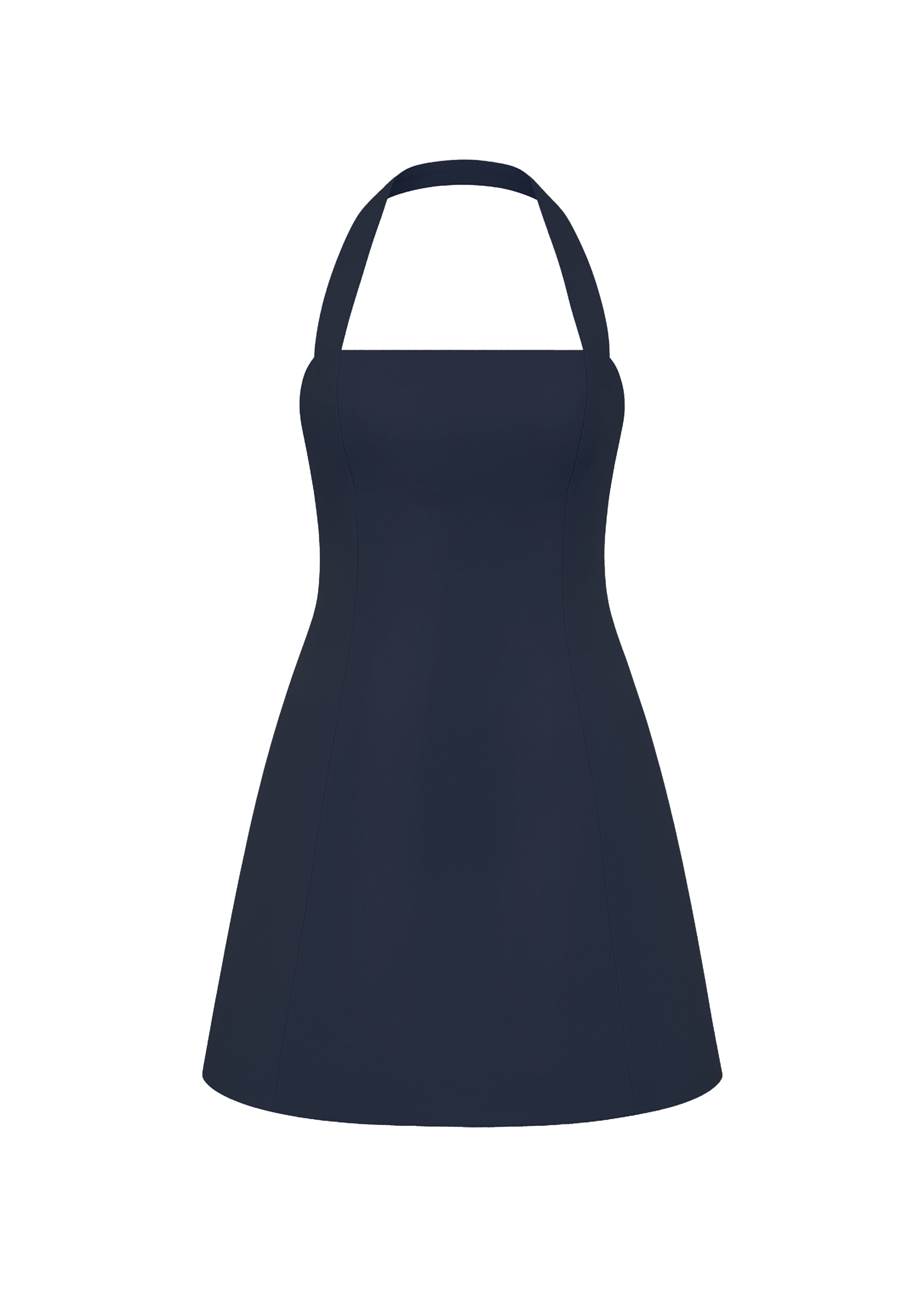 Nazlı Ceren-Hadley Mini Elbise Lacivert-Elbise-4-Milagron.com