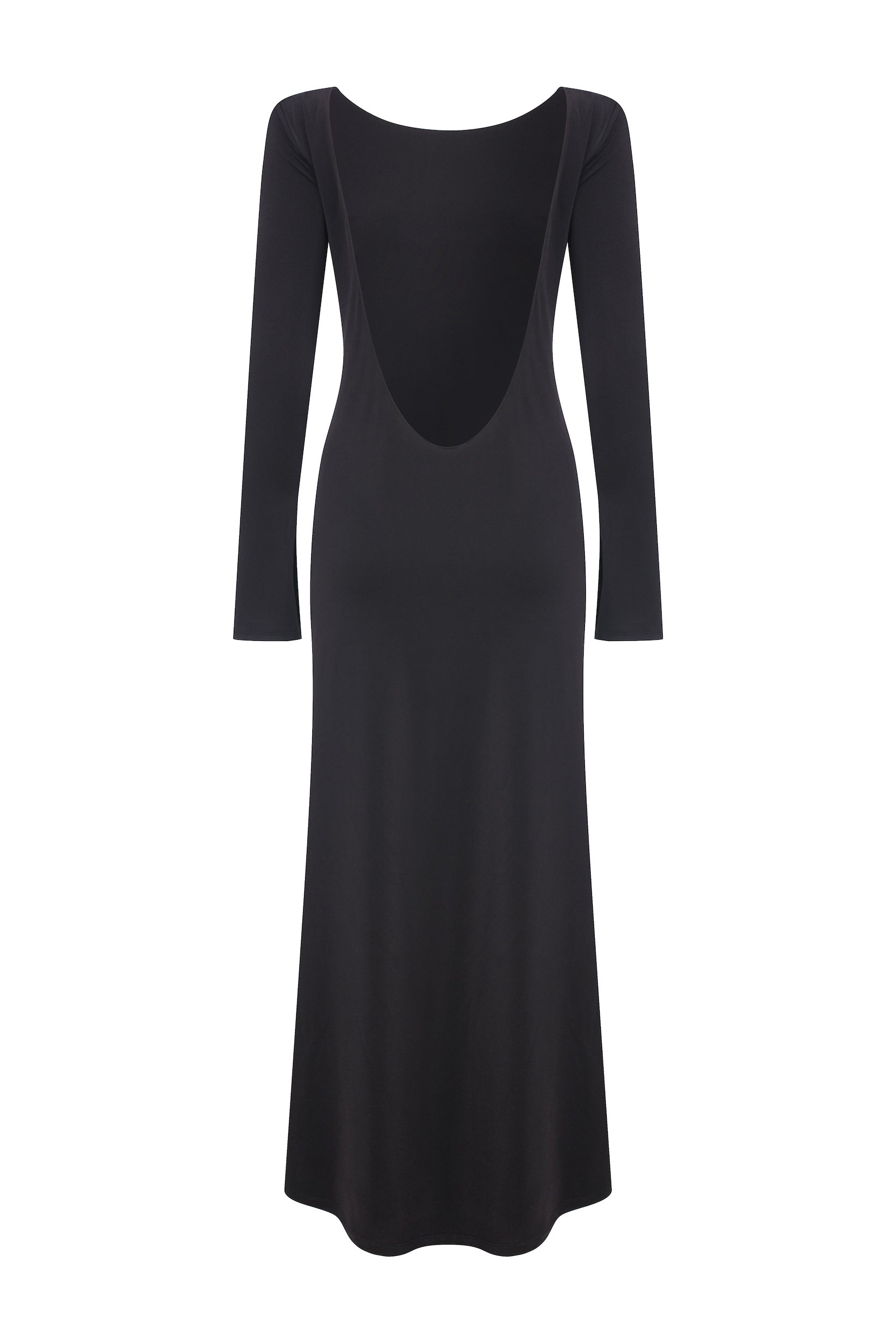 Nazlı Ceren-Iris Jarse Elbise Siyah-Elbise-6-Milagron.com