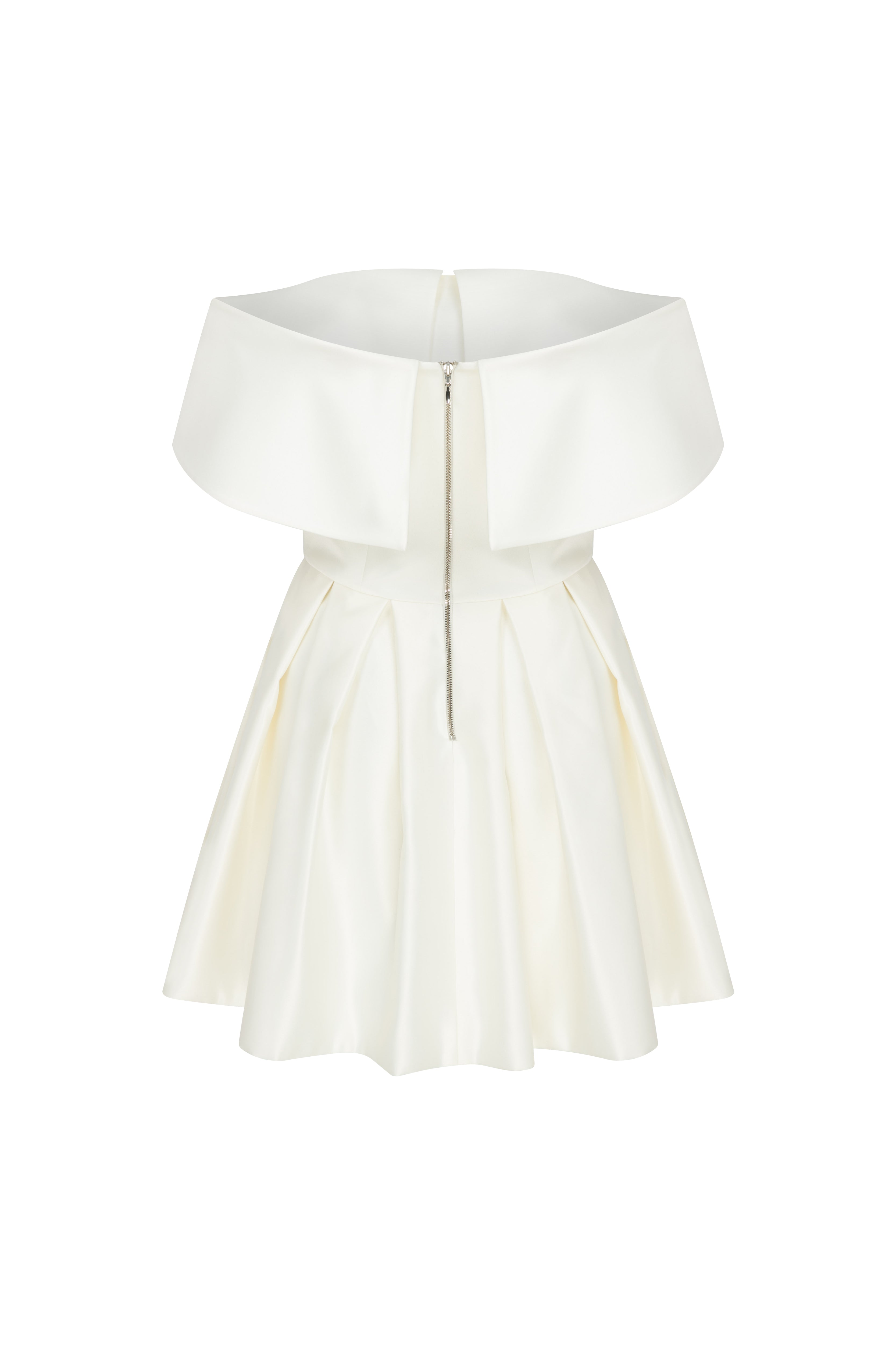 Nazlı Ceren-Ivy Mini Elbise Vanilla Ice-Elbise-2-Milagron.com