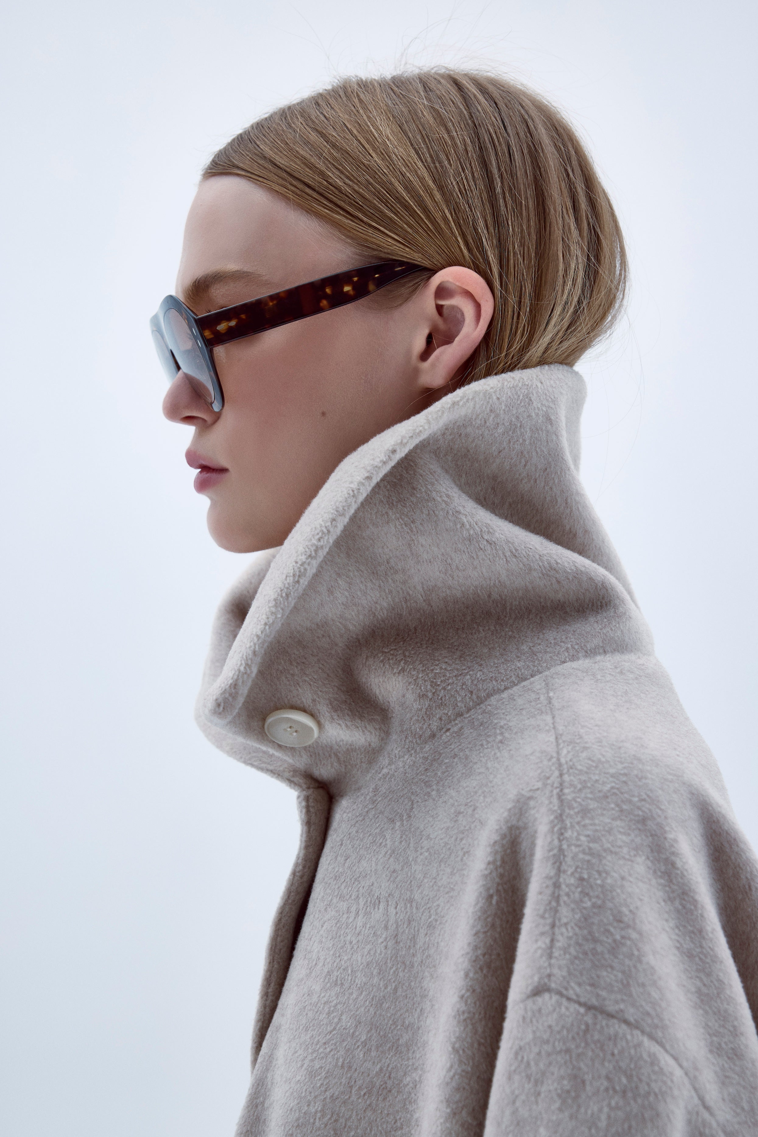 Nazlı Ceren-Jarine Yün Karışımlı Panço-Panço-2-Milagron.com