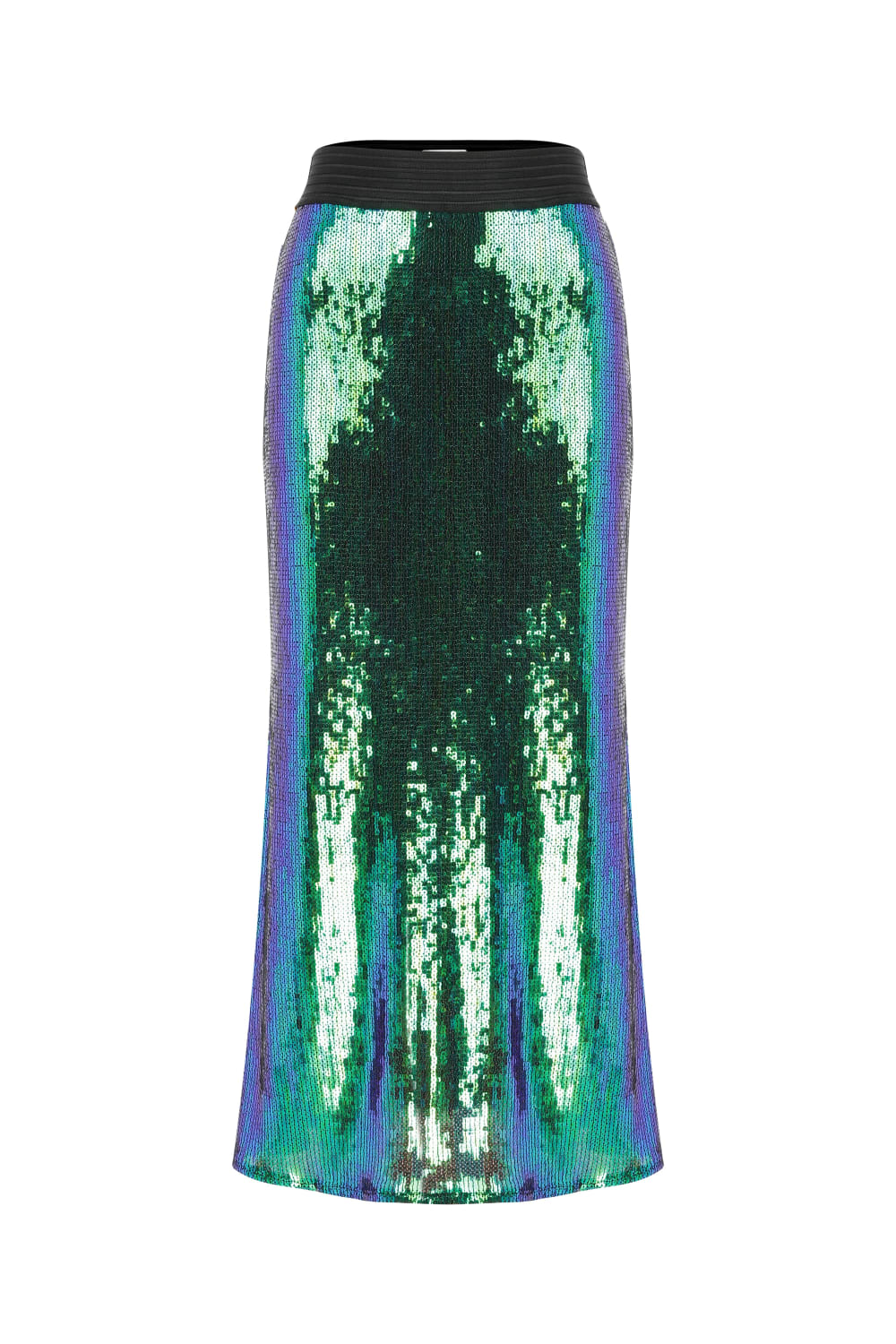 Nazlı Ceren-Joelle Payetli Maxi Etek Océan Bleu-Etek-3-Milagron.com