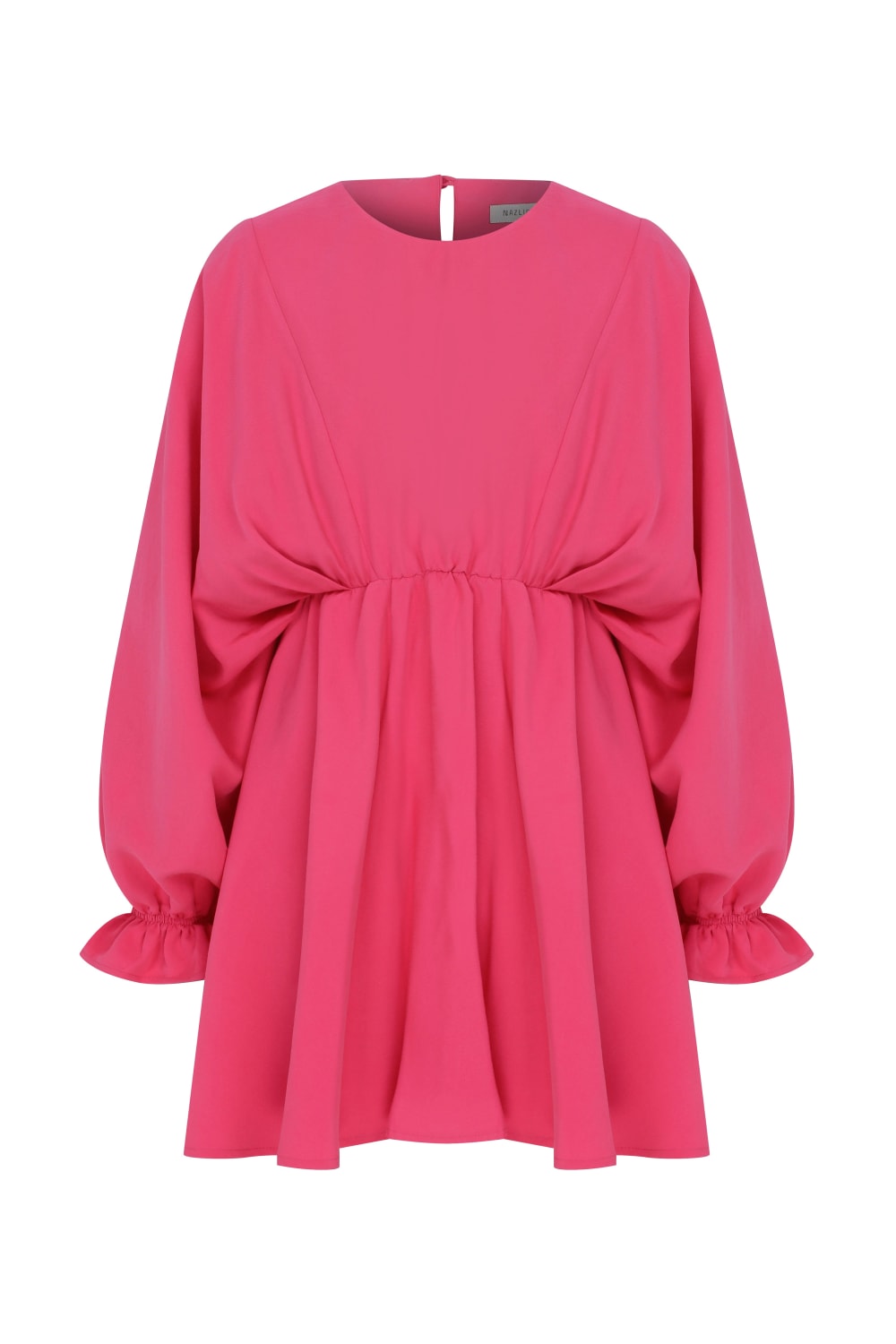 Nazlı Ceren-July Elbise Virtual Pink-Elbise-3-Milagron.com