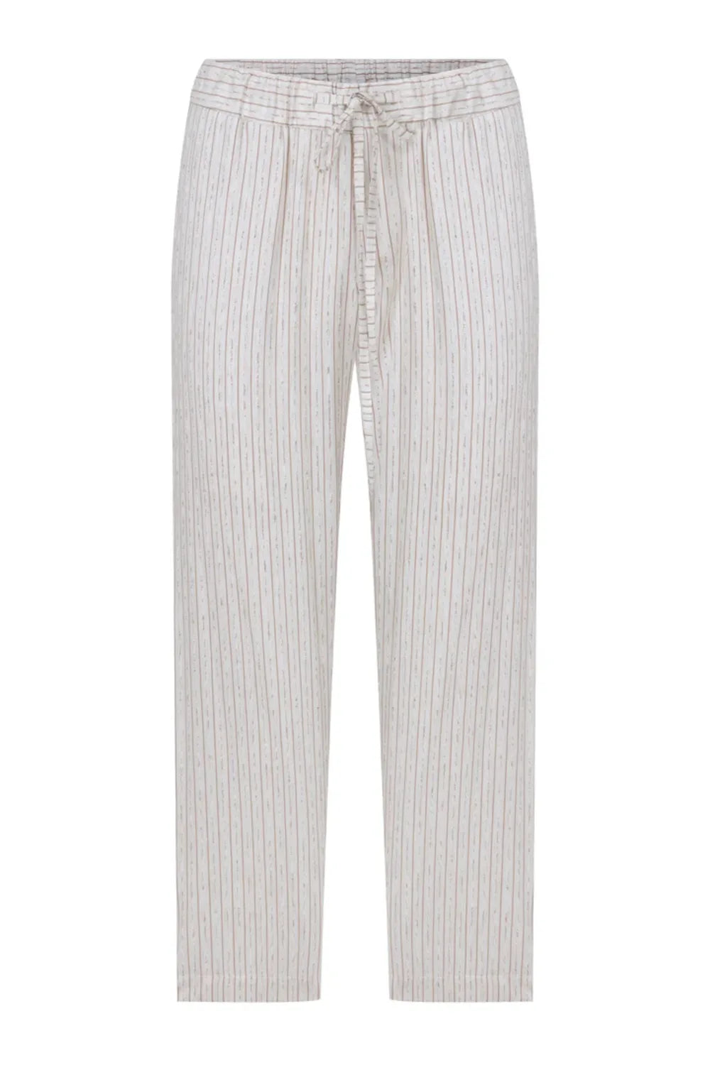 Nazlı Ceren-Kyra Çizgili Keten Pantolon Walnut-Pantolon-8-Milagron.com