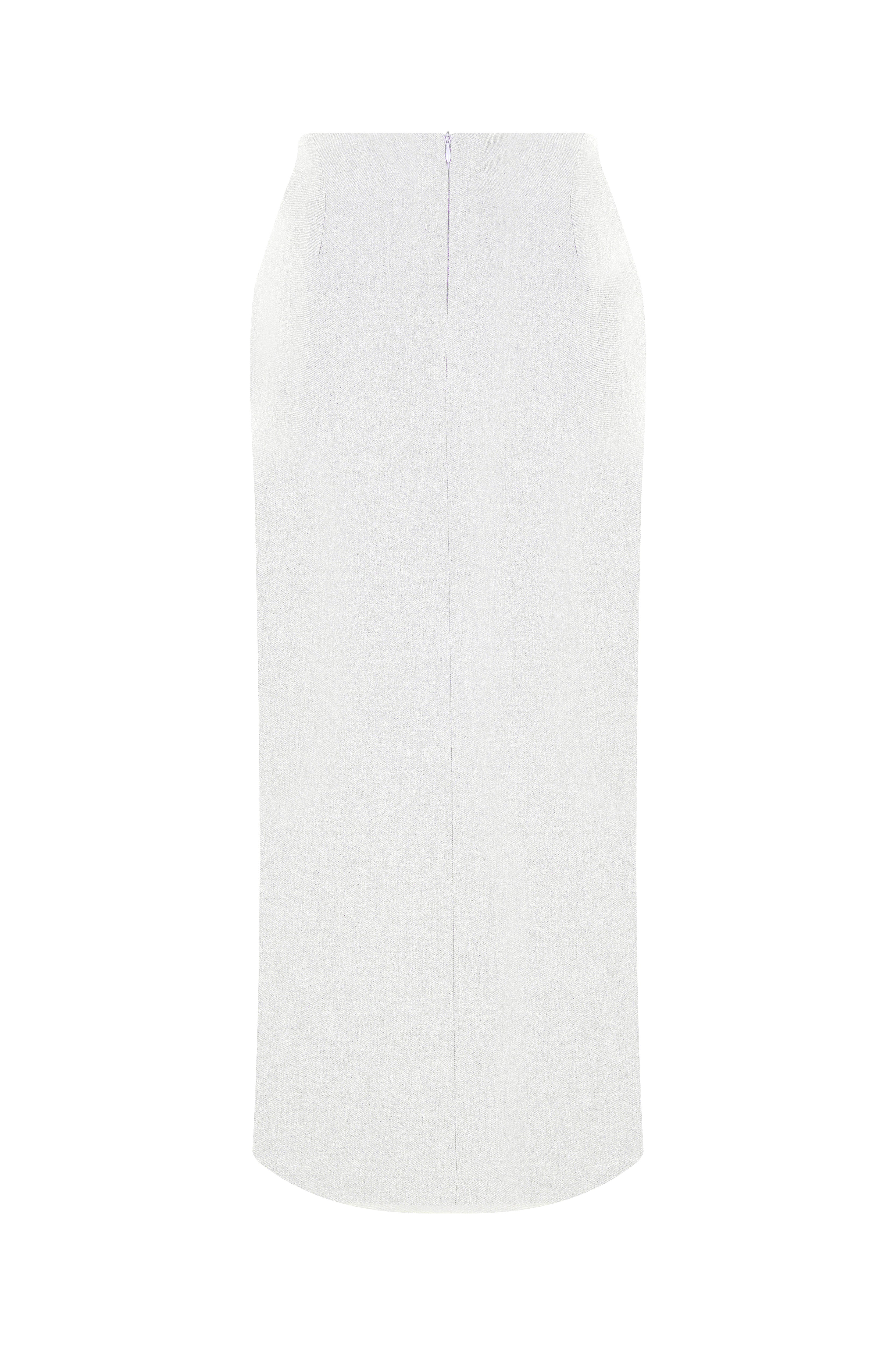 Nazlı Ceren-Lea Maxi Etek Beyaz-Etek-4-Milagron.com