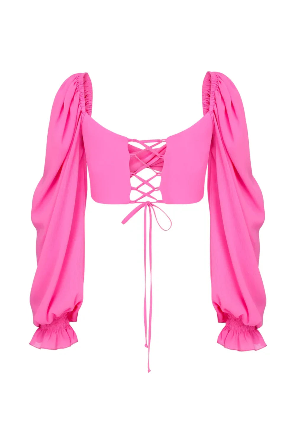 Nazlı Ceren-Lolly Top Candy Pink-Top-2-Milagron.com