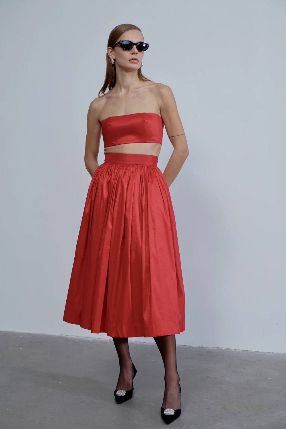 Nazlı Ceren-Lou Lou Top Rouge-Top-1-Milagron.com