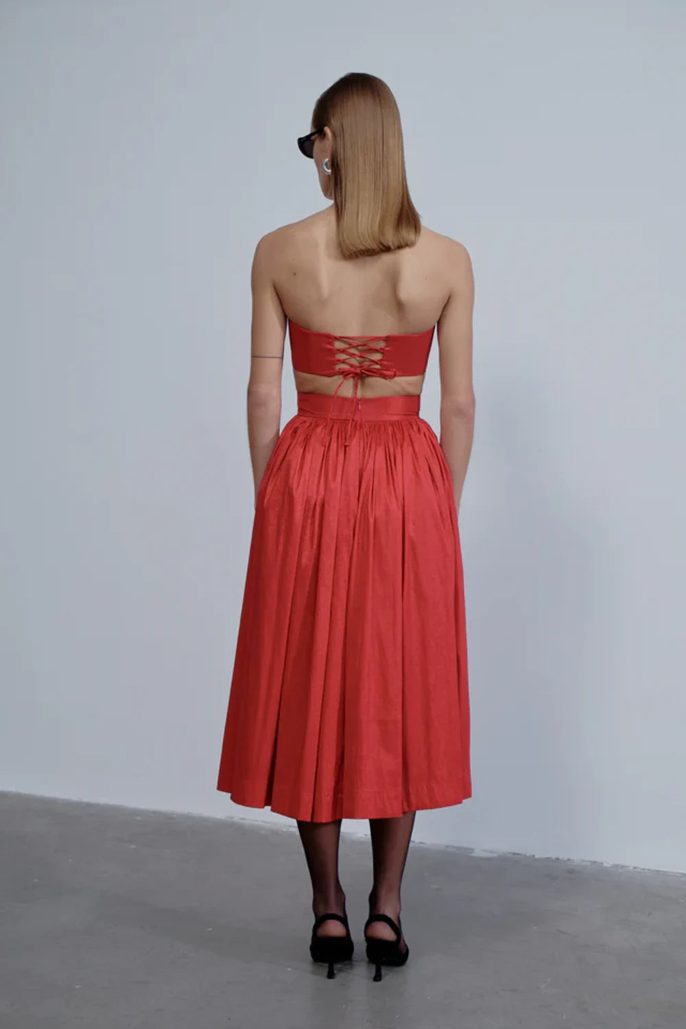 Nazlı Ceren-Lou Lou Top Rouge-Top-2-Milagron.com