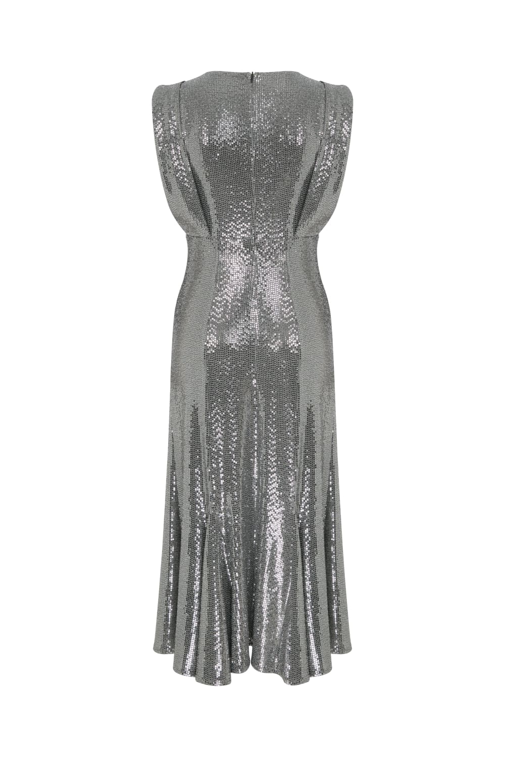 Nazlı Ceren-Lycee Payetli Midi Elbise-Elbise-5-Milagron.com