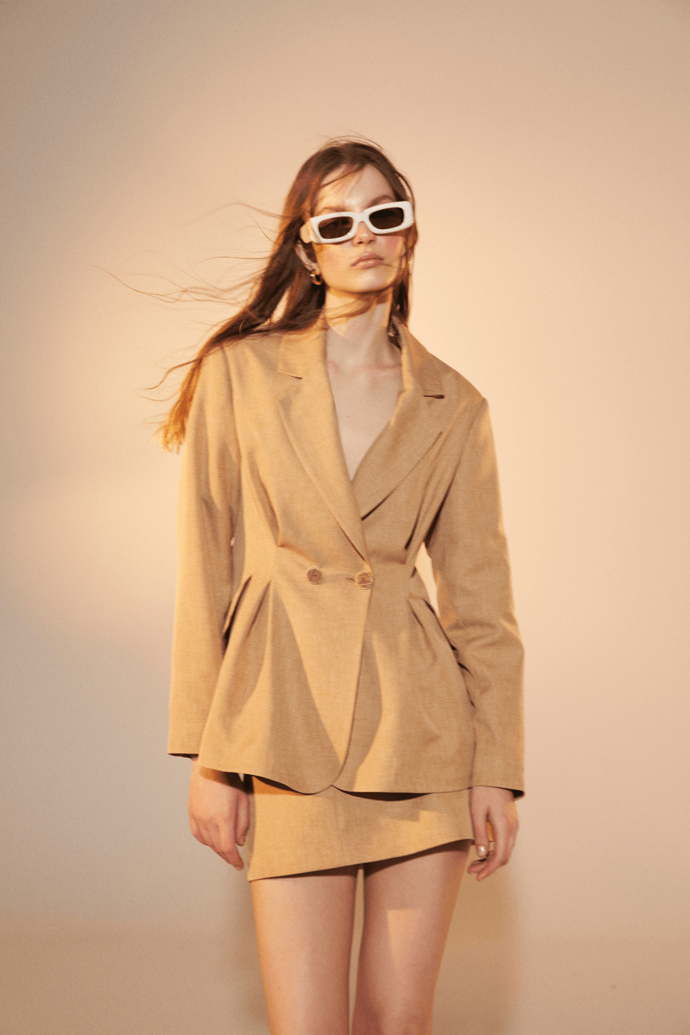 Nazlı Ceren-Marde Ceket Almon Buff-Ceket-1-Milagron.com