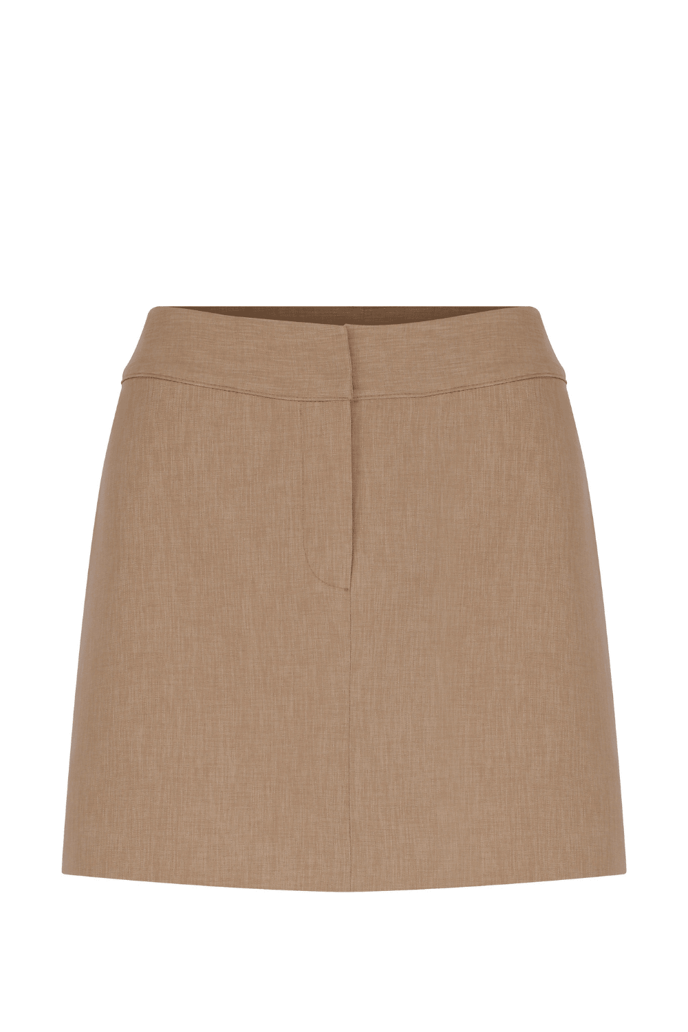 Nazlı Ceren-Marde Mini Etek Almond Buff-Etek-1-Milagron.com