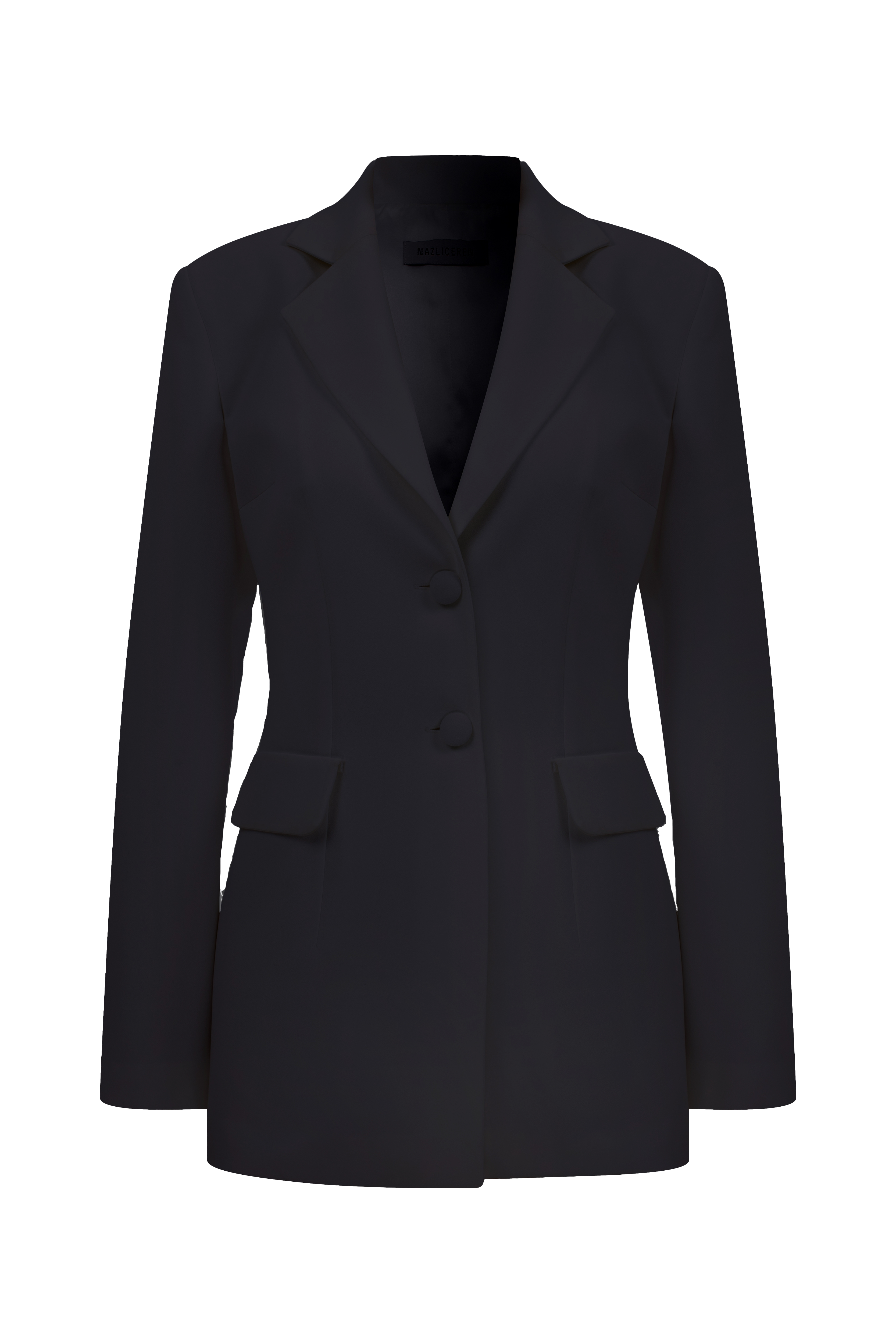 Nazlı Ceren-Marylebone Özel Dikim Ceket Siyah-Ceket-6-Milagron.com