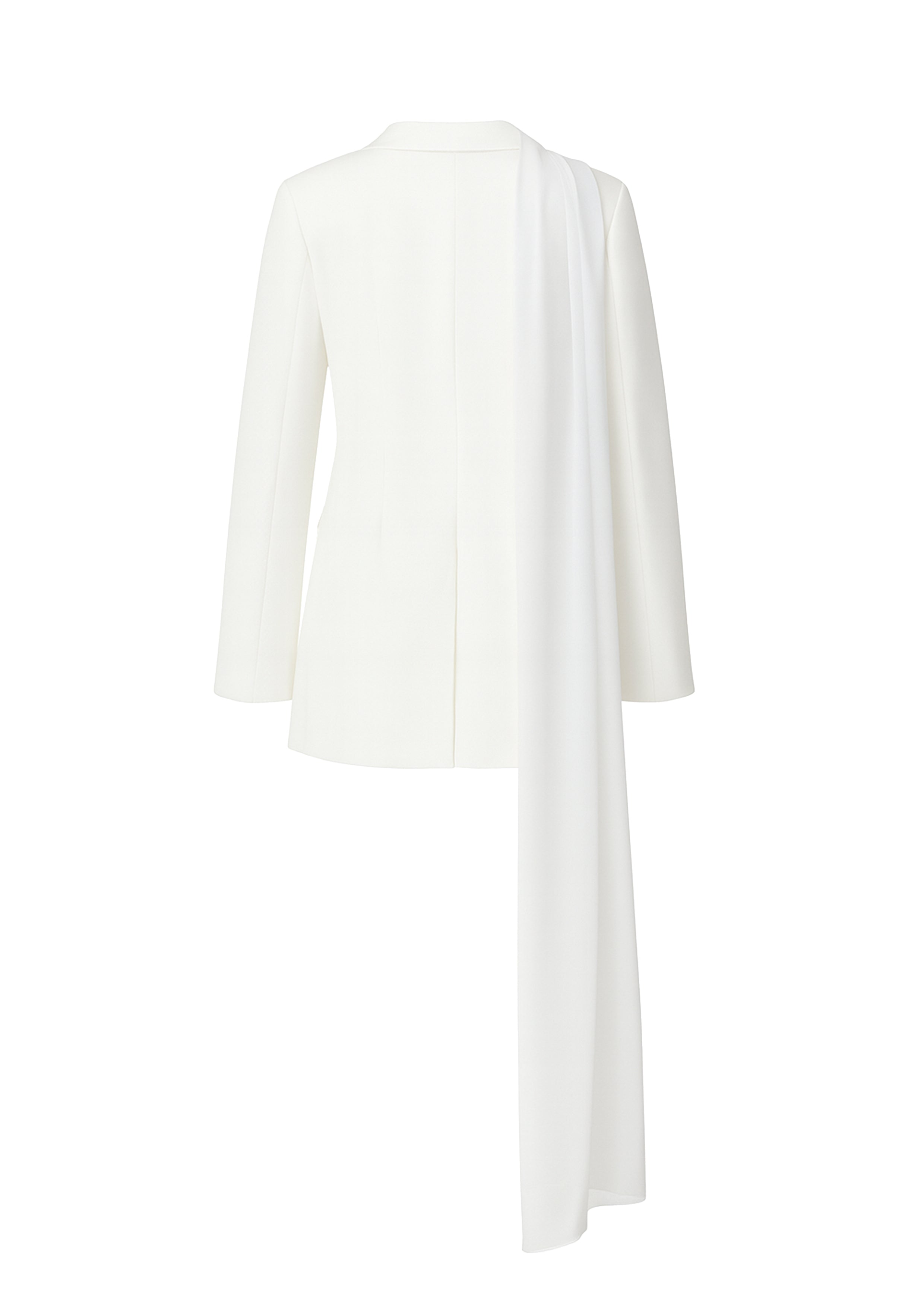 Nazlı Ceren-Marylebone şifon Detaylı Krep Blazer-Ceket-6-Milagron.com