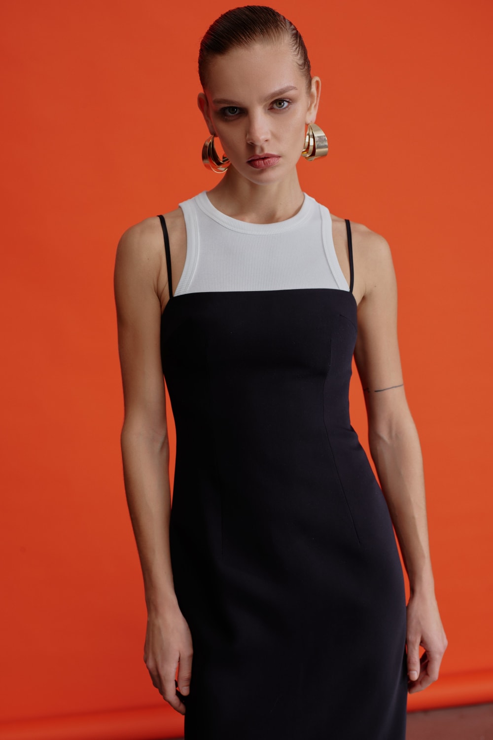 Nazlı Ceren-Miles Midi Elbise-Elbise-1-Milagron.com