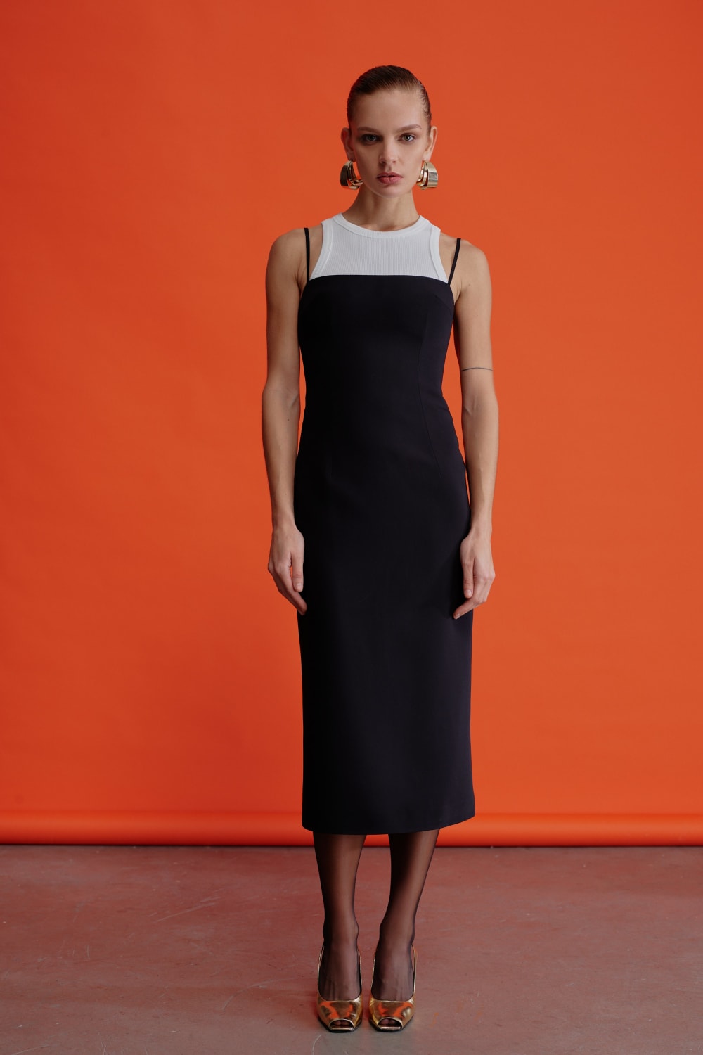 Nazlı Ceren-Miles Midi Elbise-Elbise-2-Milagron.com