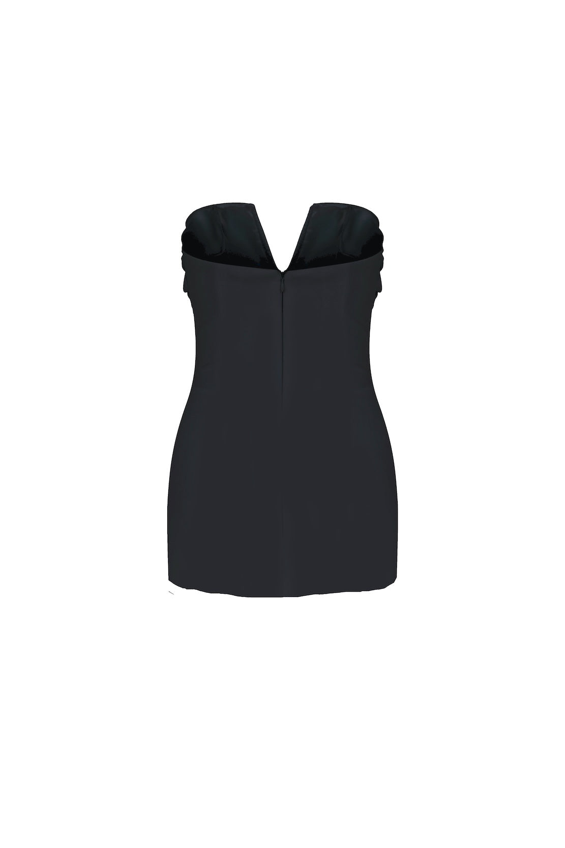 Nazlı Ceren-Miora Mini Deri Elbise Siyah-Elbise-8-Milagron.com