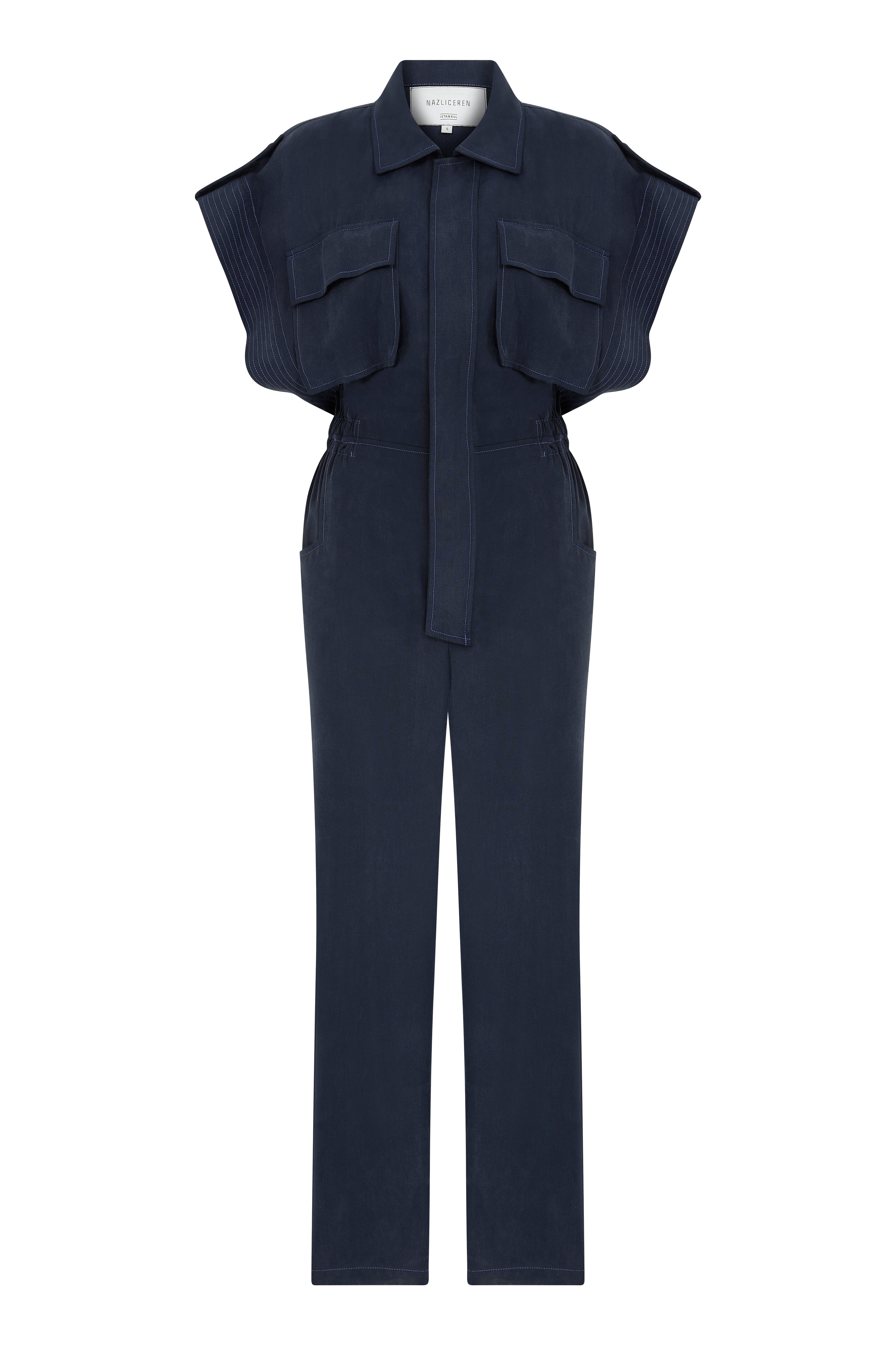 Nazlı Ceren-Molve Tulum Navy Blue-Tulum-1-Milagron.com