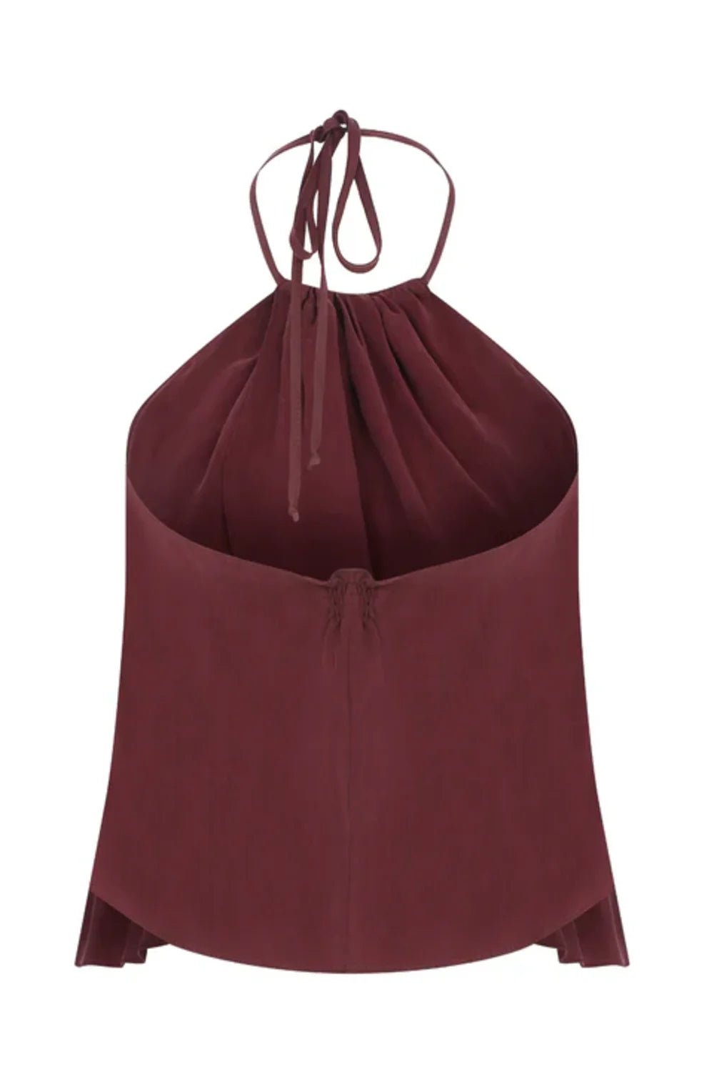 Nazlı Ceren-Mui Modal Top Red Plum-Top-5-Milagron.com