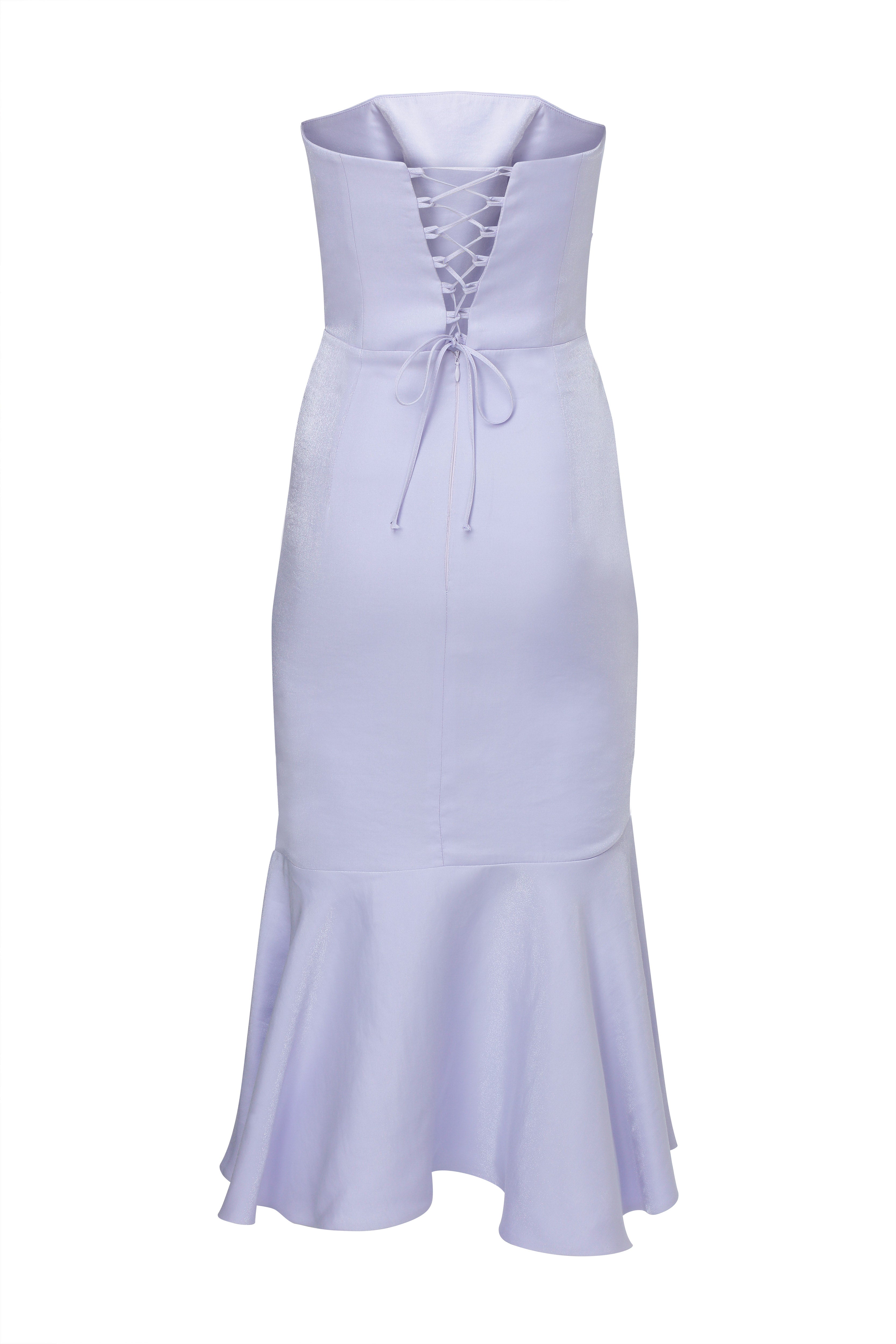 Nazlı Ceren-Noa Straplez Elbise-Elbise-2-Milagron.com