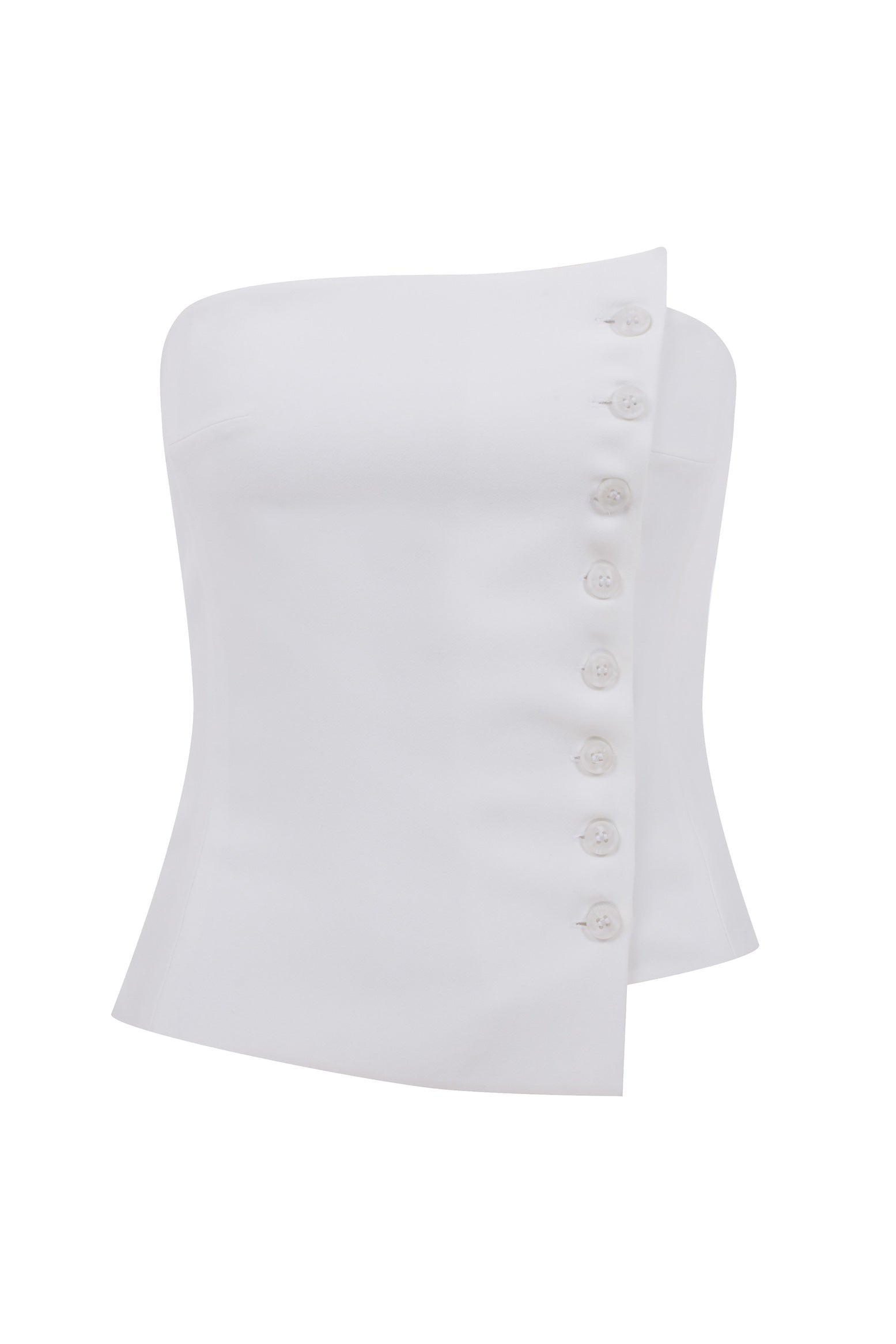 Nazlı Ceren-Odyle Krep Büstiyer Beyaz-Büstiyer-4-Milagron.com