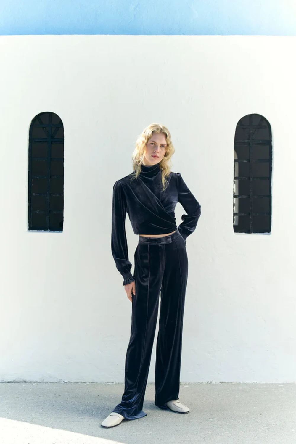 Nazlı Ceren-Orvell Pantolon Gri-Pantolon-2-Milagron.com