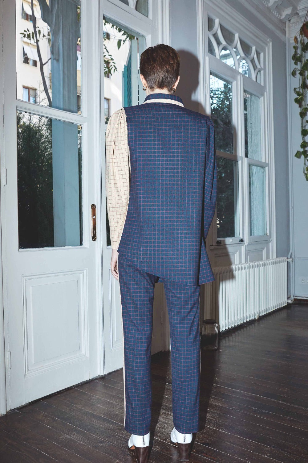 Nazlı Ceren-Palme Düz Kesim Pantolon-Pantolon-3-Milagron.com