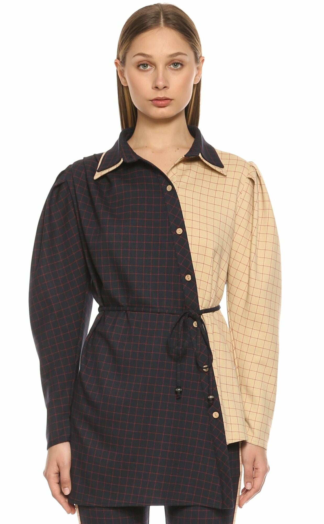 Nazlı Ceren-Palme Gömlek-Gömlek-6-Milagron.com