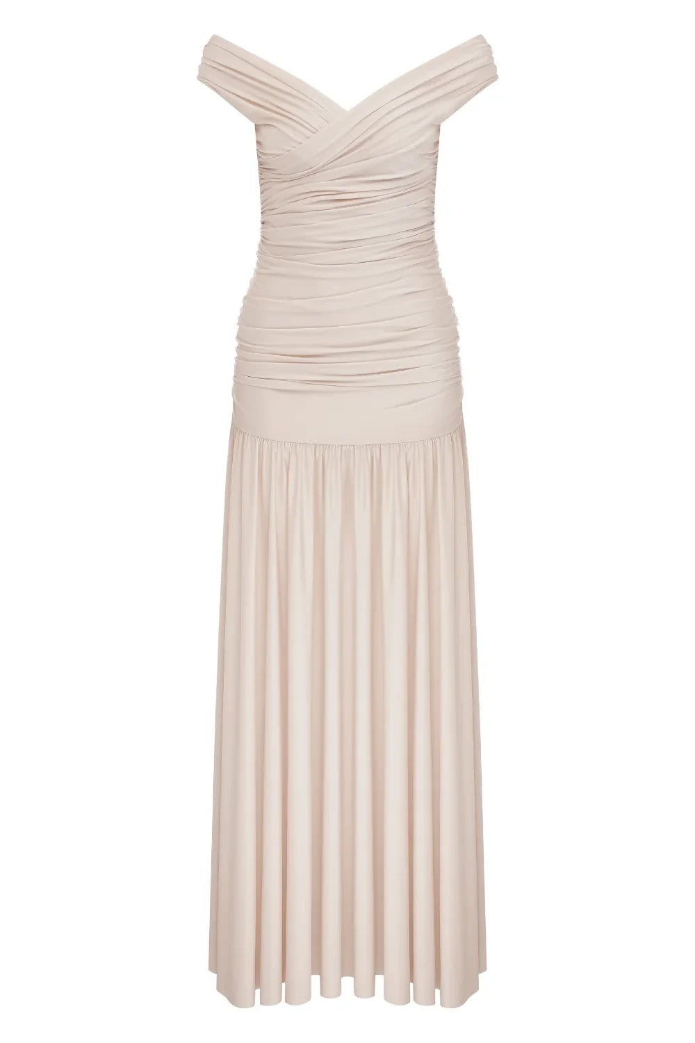 Nazlı Ceren-Purley Jarse Elbise Cuban Sand-Elbise-6-Milagron.com