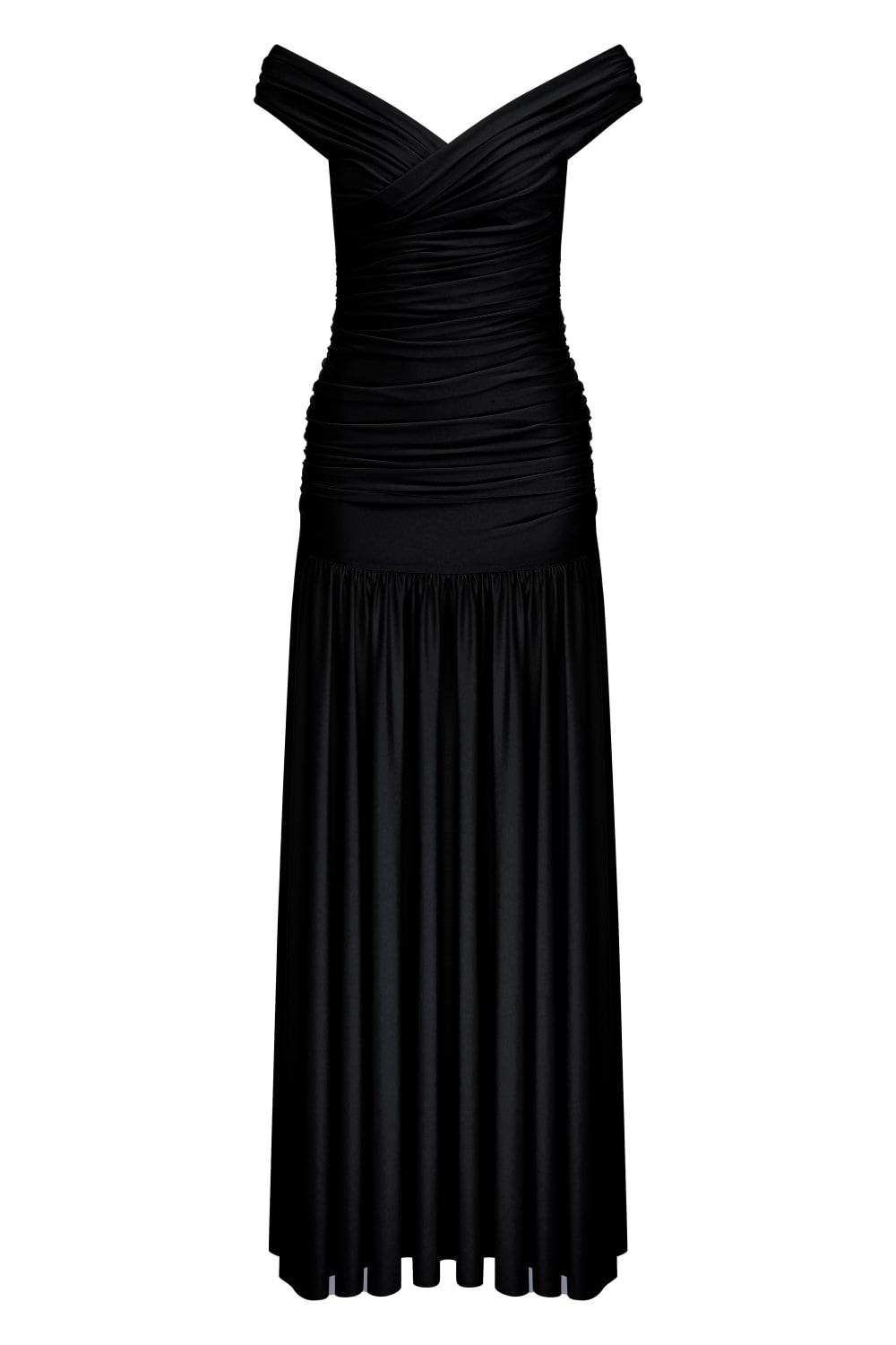 Nazlı Ceren-Purley Jarse Uzun Siyah Elbise-Elbise-2-Milagron.com