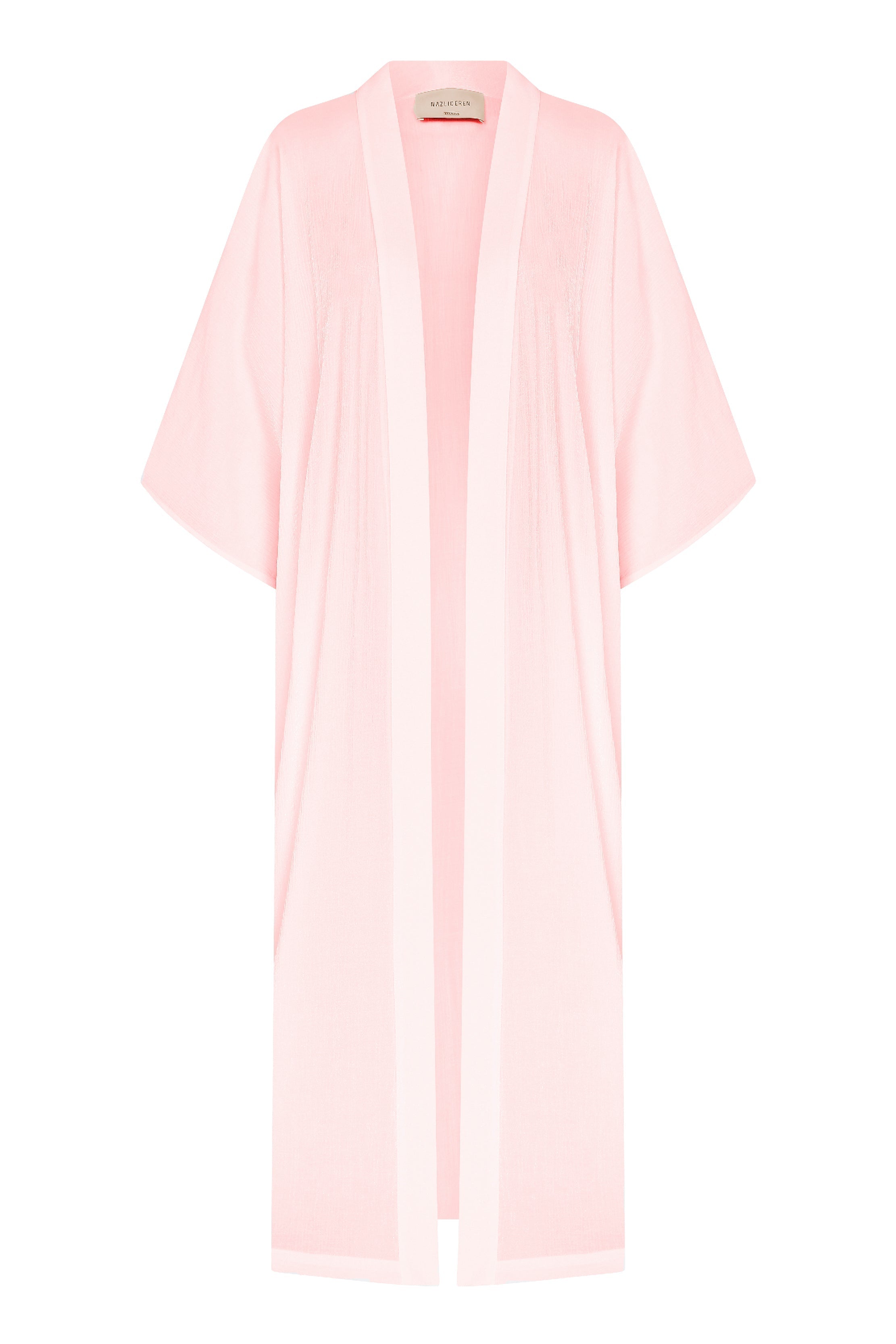 Nazlı Ceren-Rache Kaftan Salmon Pink-Kaftan-1-Milagron.com
