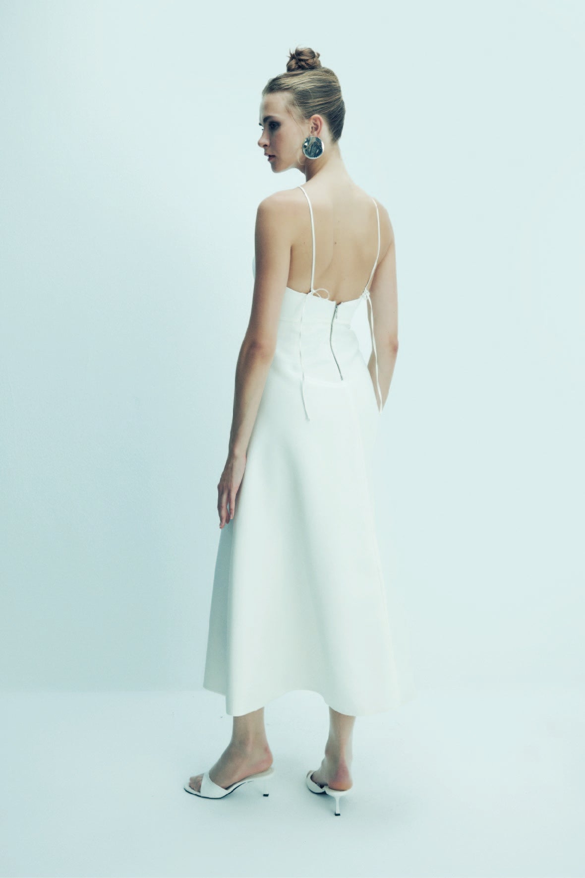 Nazlı Ceren-Riley Midi Elbise Vanilla Ice-Elbise-10-Milagron.com