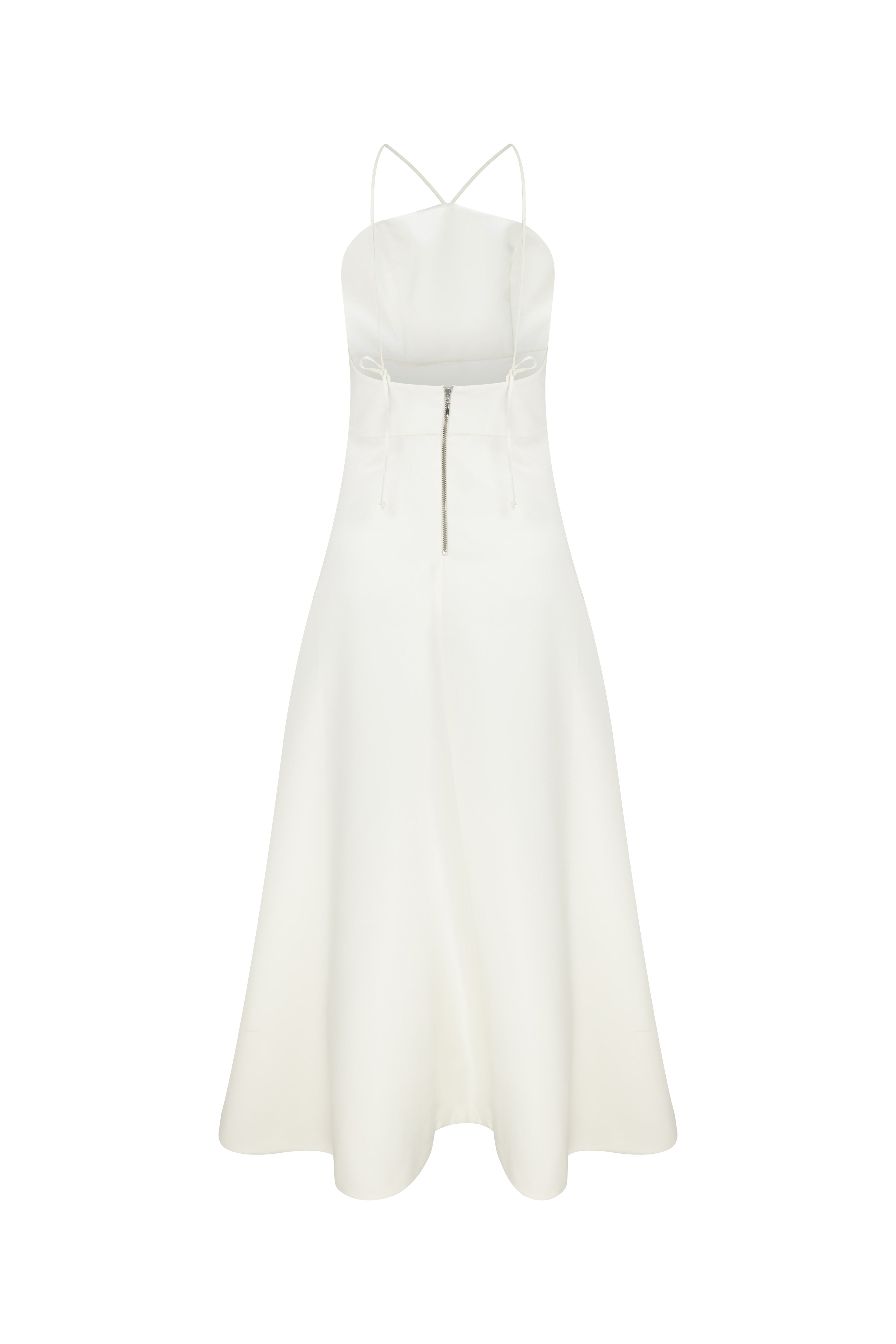 Nazlı Ceren-Riley Midi Elbise Vanilla Ice-Elbise-2-Milagron.com