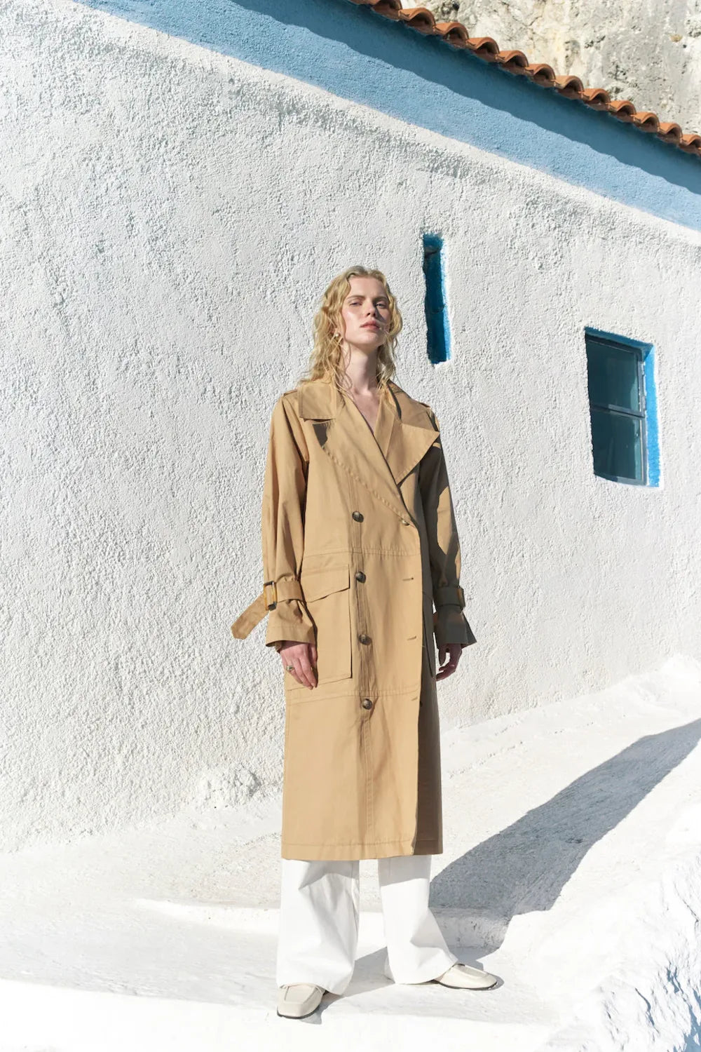 Nazlı Ceren-Shelly Koton Trençkot-Trençkot-2-Milagron.com